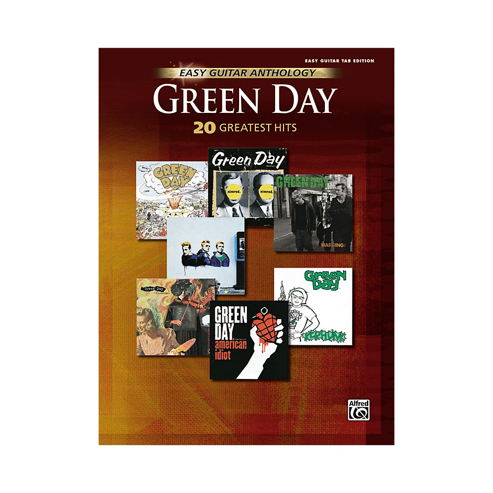 Hal Leonard Green Day Anthology Easy Guitar Tab Songbook 