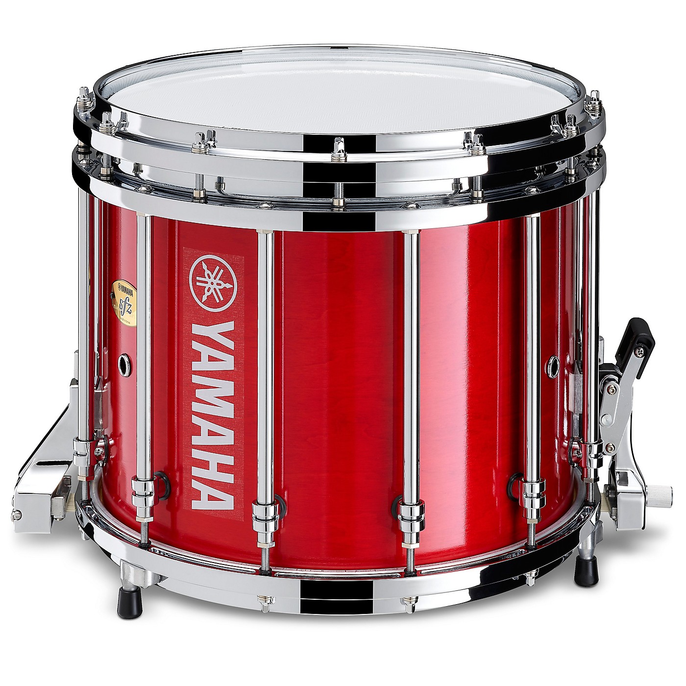 Yamaha 9400 SFZ Marching Snare Drum - Chrome Hardware 14 x 12 in. Red ...