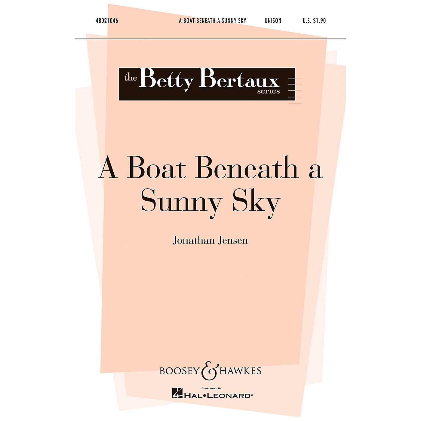 Boosey and Hawkes A Boat Beneath a Sunny Sky (Betty Bertaux Series) UNIS composed by Jonathan Jensen thumbnail