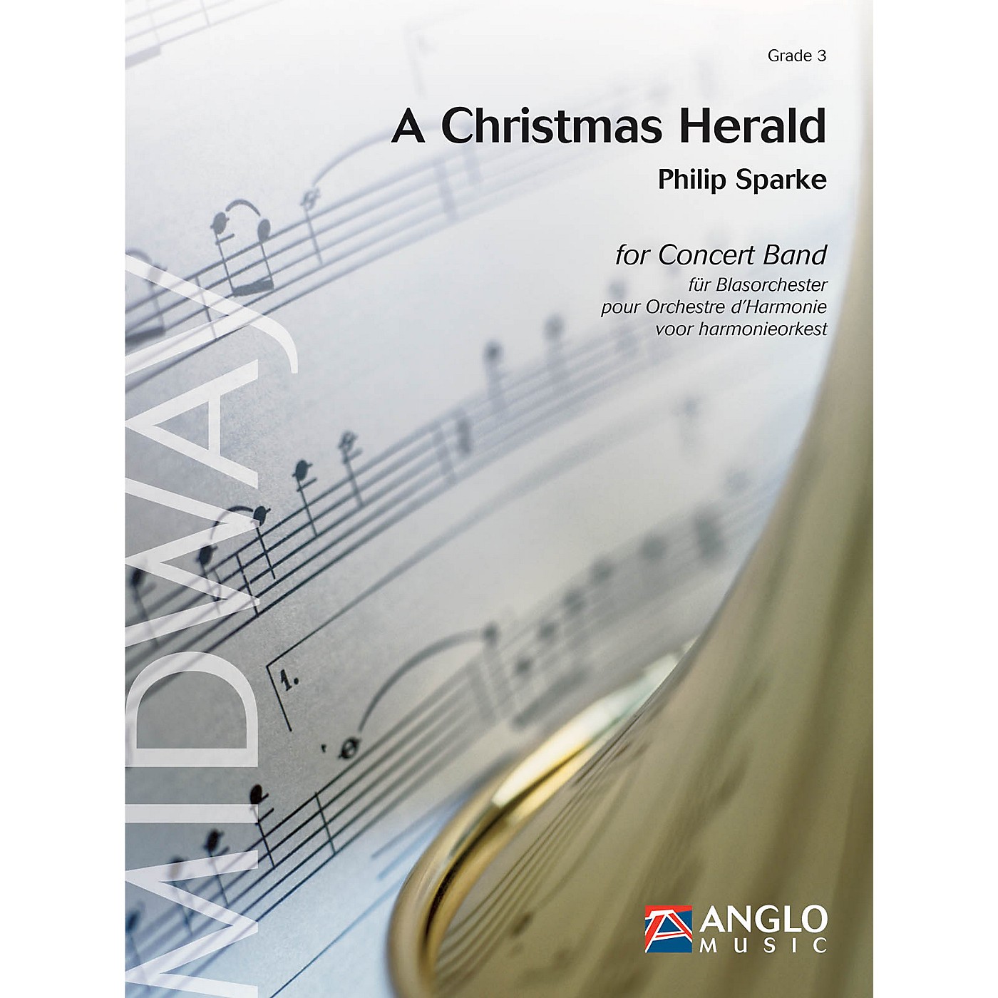Anglo Music Press A Christmas Herald (Grade 3 - Score Only) Concert Band Level 3 Composed by Philip Sparke thumbnail