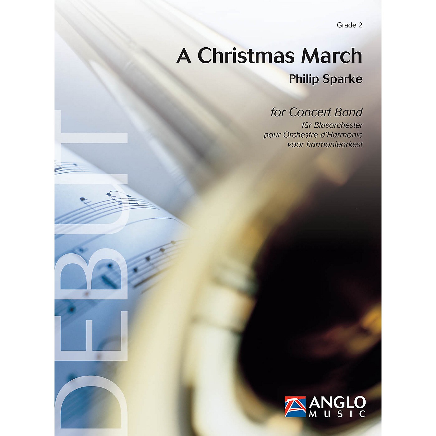 Anglo Music Press A Christmas March (Grade 2 - Score Only) Concert Band Level 2 Composed by Philip Sparke thumbnail