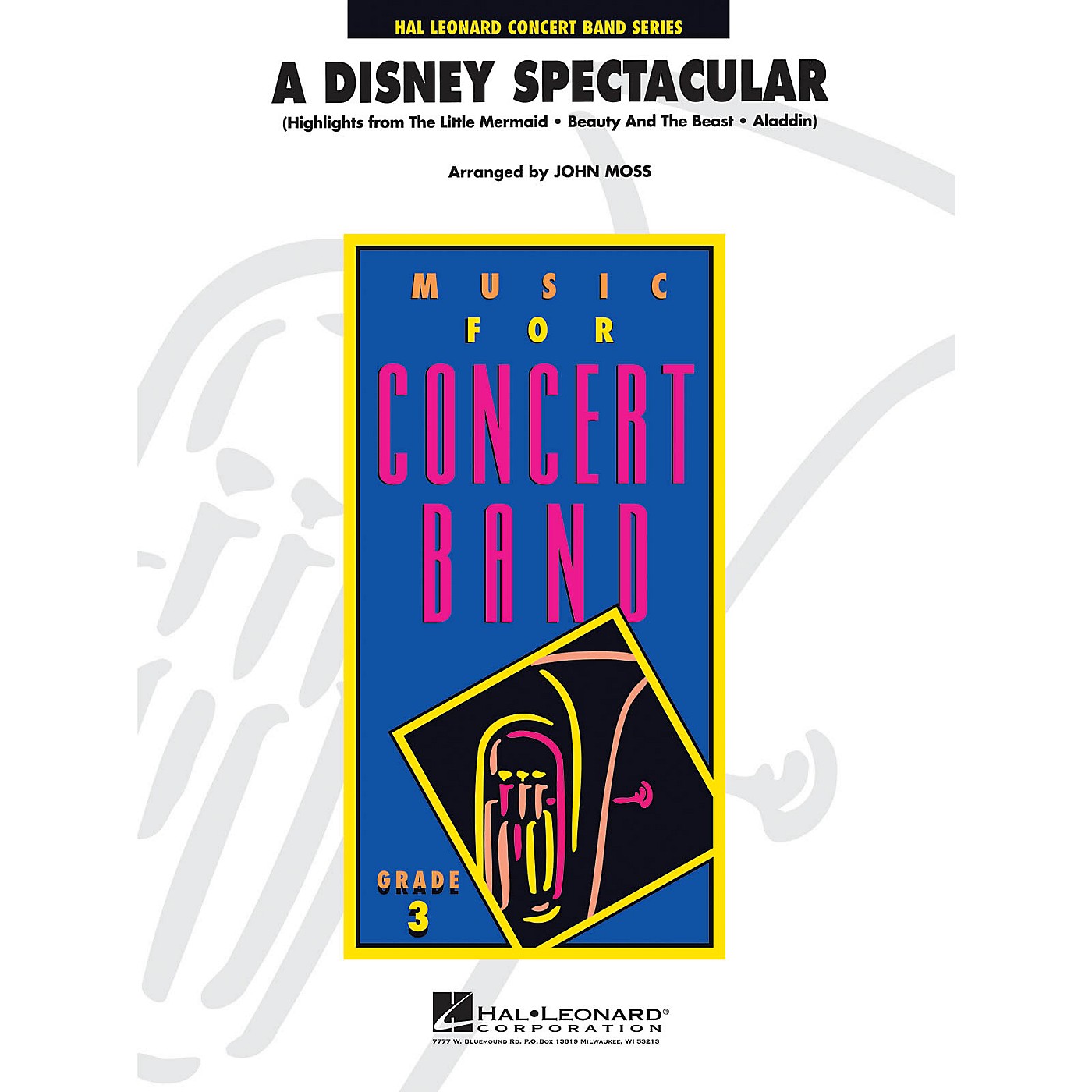 Hal Leonard A Disney Spectacular - Young Concert Band Series Level 3 arranged by John Moss thumbnail