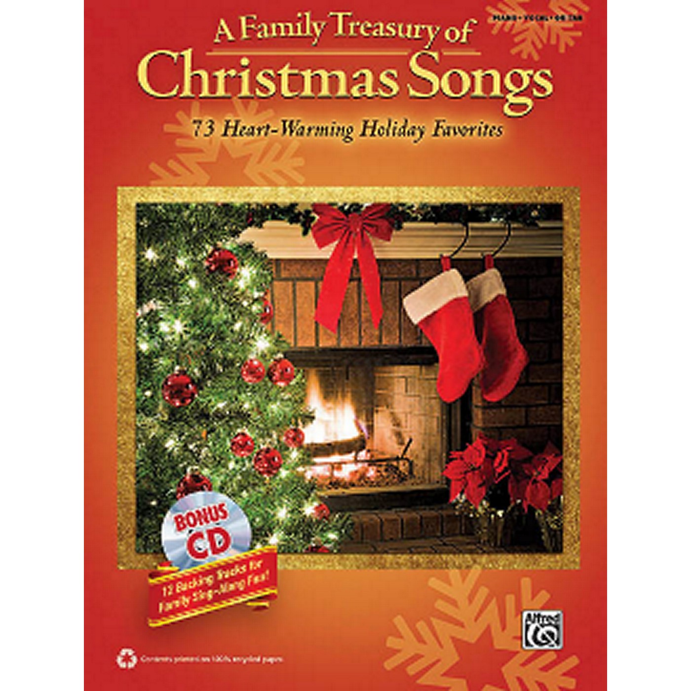 Hal Leonard A Family Treasury Of Christmas Songs Piano/Vocal/Guitar With Bonus CD thumbnail