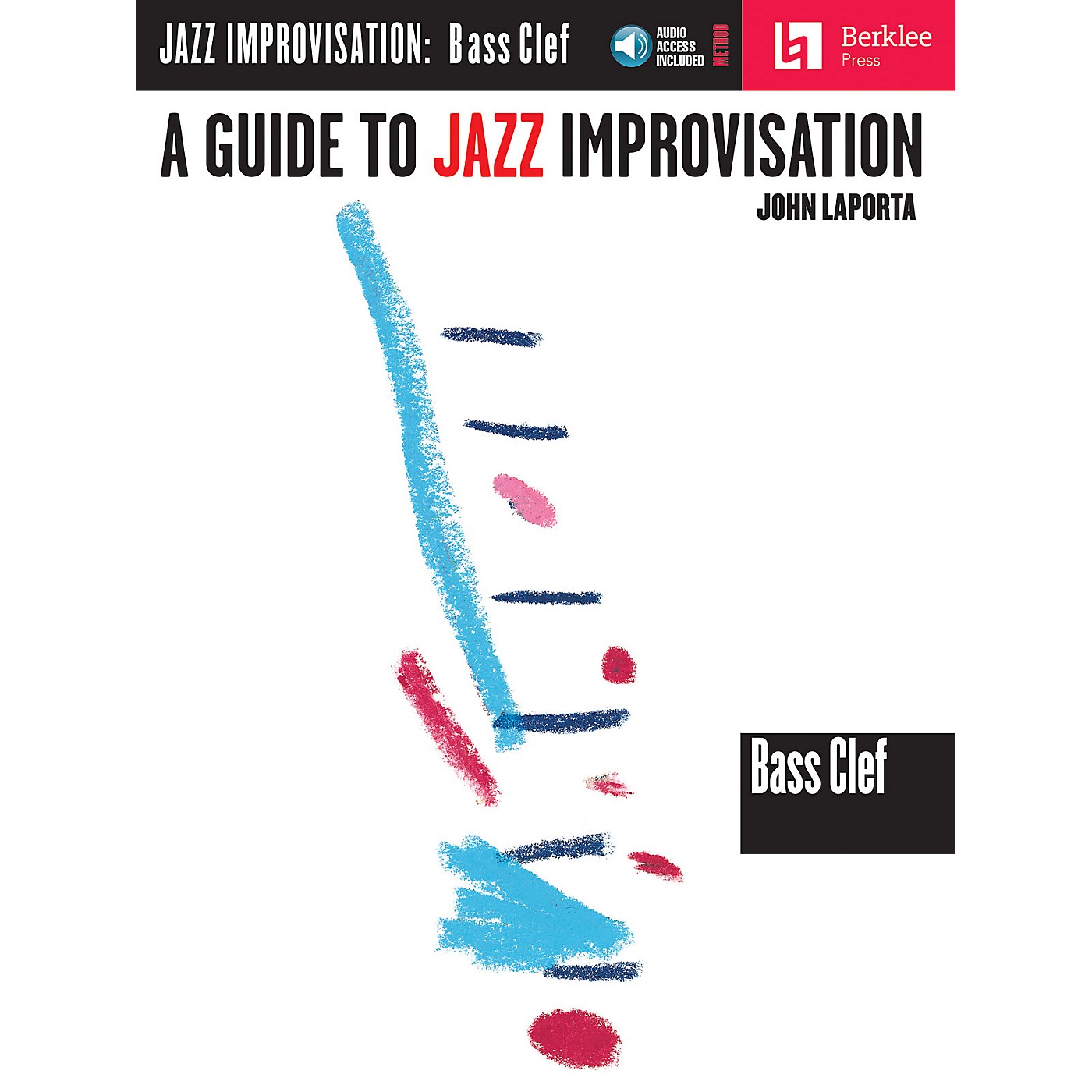 Berklee Press A Guide to Jazz Improvisation (Bass Clef Edition) Berklee Guide Series Softcover with CD by John LaPorta thumbnail