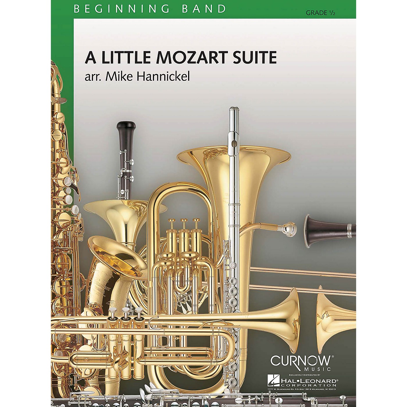 Curnow Music A Little Mozart Suite (Grade 0.5 - Score Only) Concert Band Level .5 Arranged by Mike Hannickel thumbnail