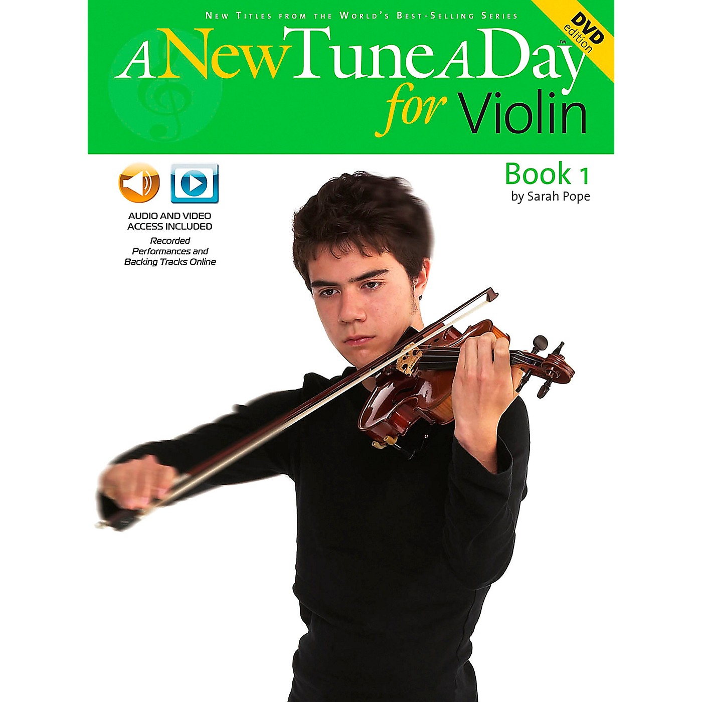 Music Sales A New Tune A Day for Violin Book 1 CD And DVD thumbnail