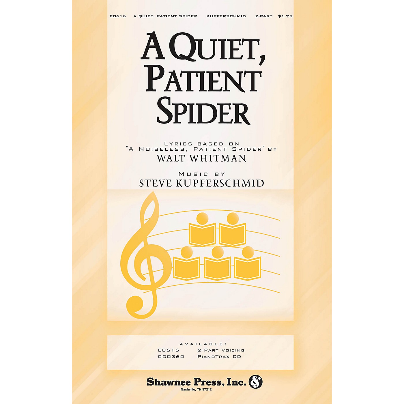 Shawnee Press A Quiet, Patient Spider 2-Part composed by Steve Kupferschmid thumbnail