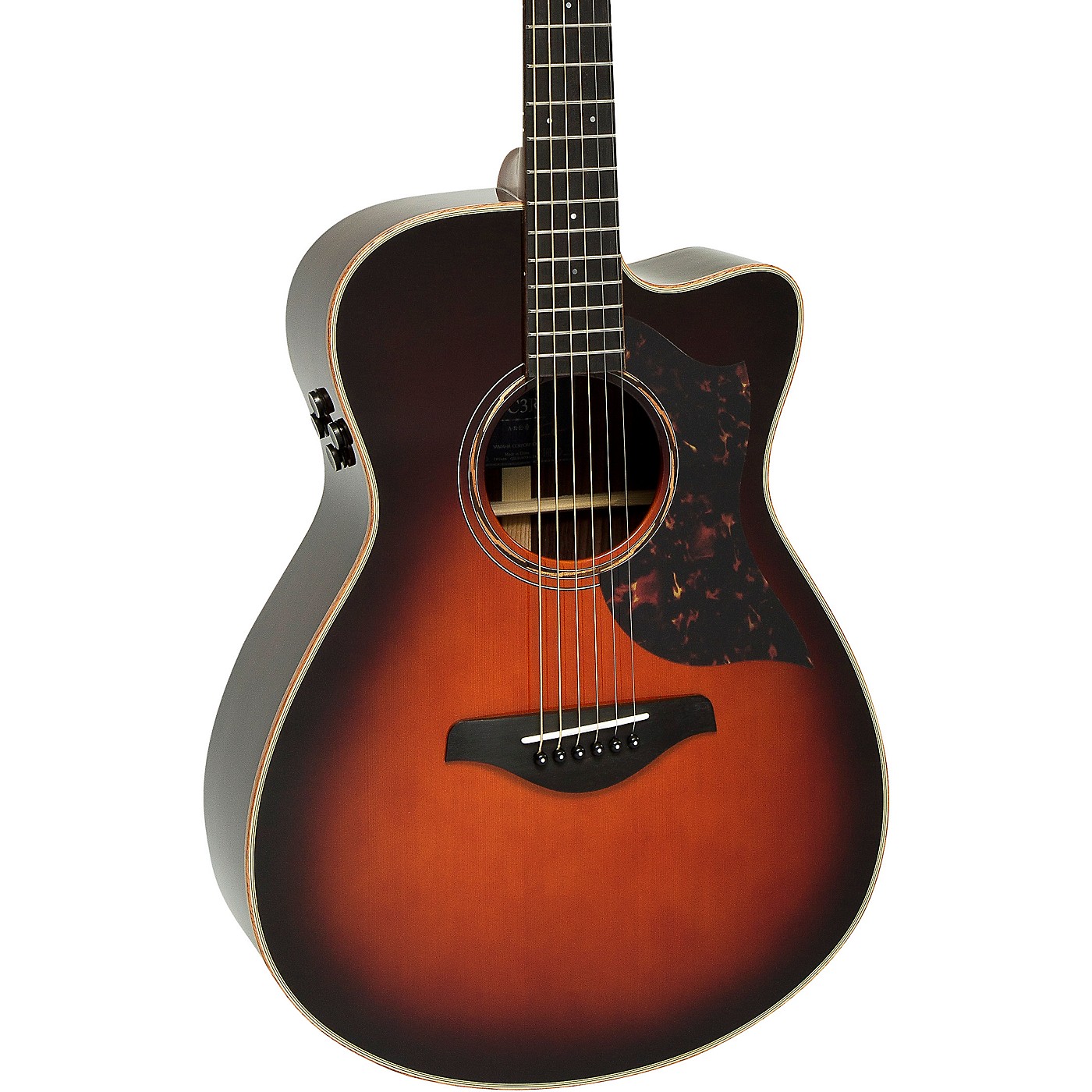 Yamaha A-Series AC3R Concert Cutaway Acoustic-Electric Guitar thumbnail
