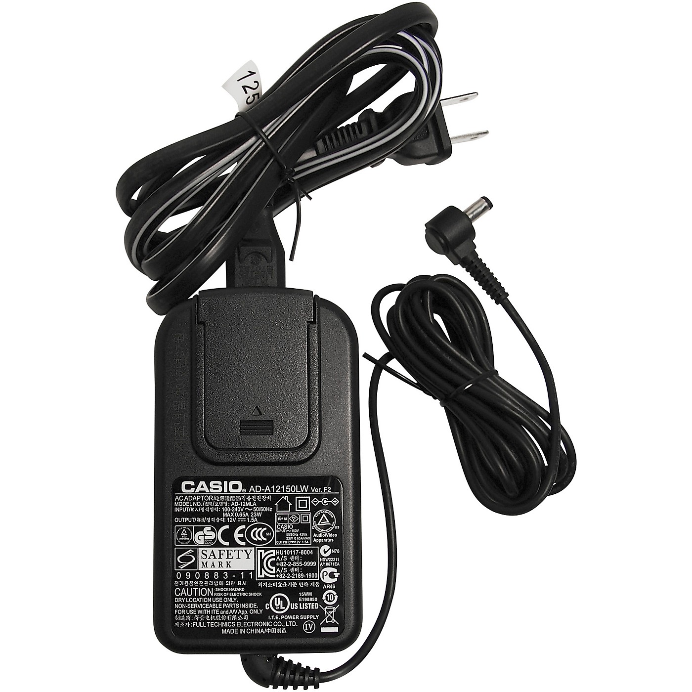 Casio ADA12150 Power Adapter for Select Privia, CDP, Celviano, WK and CTK Models thumbnail
