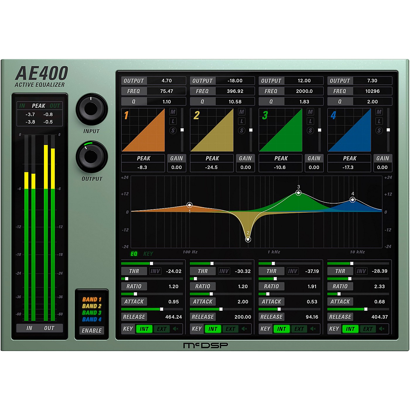 McDSP AE400 Active EQ HD v7 Plug-in Software Download thumbnail