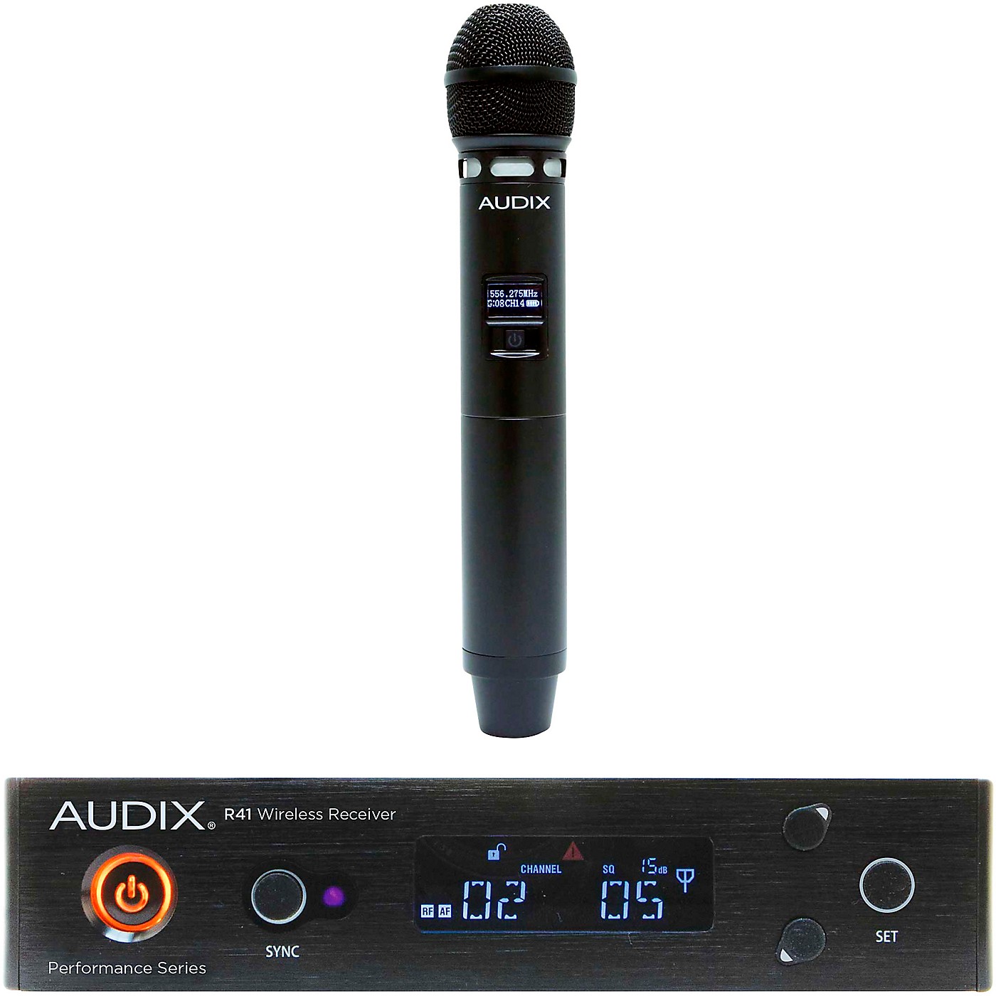 Audix AP41 VX5 Wireless Microphone System With R41 Diversity Receiver and H60/VX5 Handheld Transmitter thumbnail