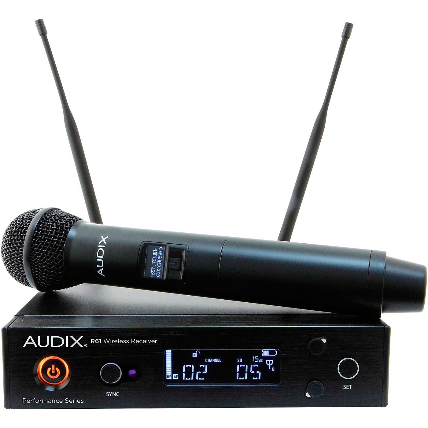 Audix AP61 OM5 Wireless Microphone System with R61 True Diversity Receiver and H60/OM5 Handheld Transmitter thumbnail