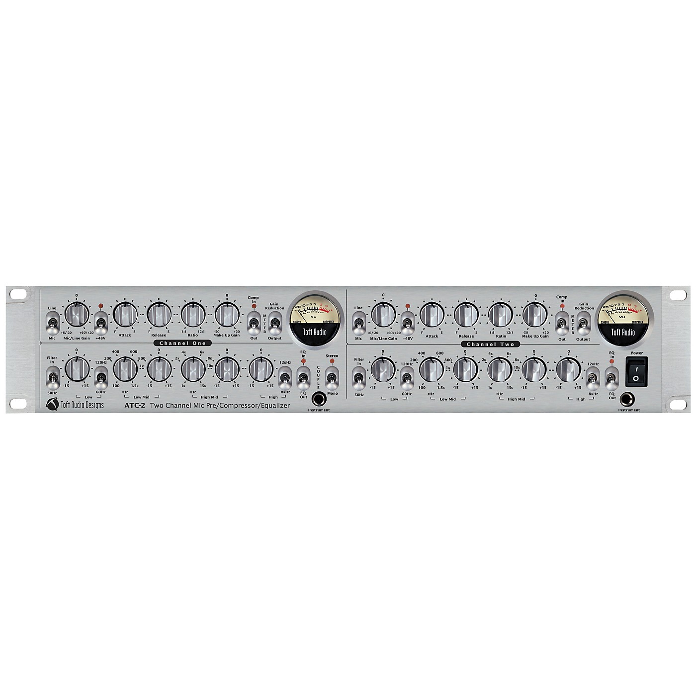 Toft Audio Designs ATC2 Dual Channel Microphone Preamp, EQ, FET