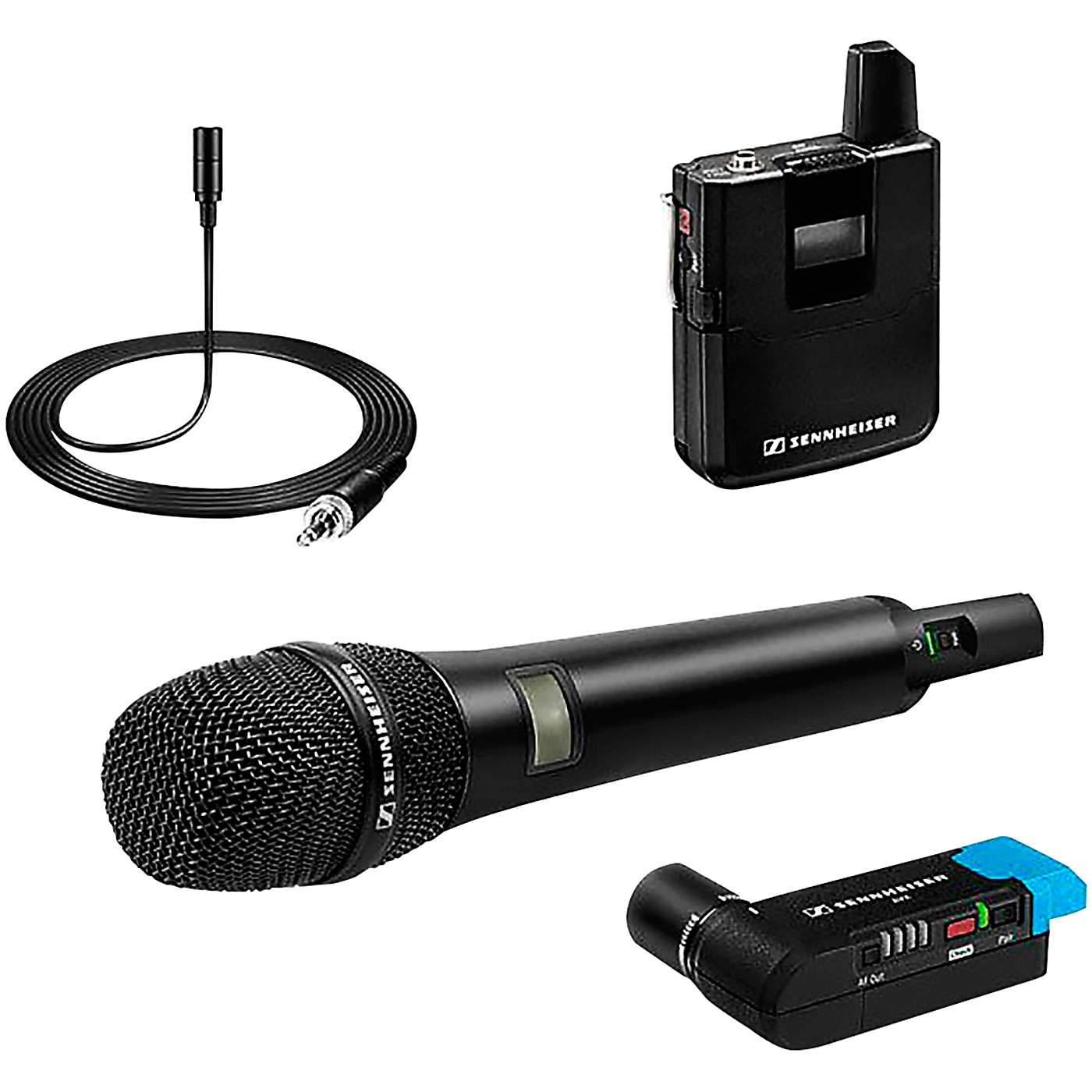 Sennheiser AVX ME2/835 Wireless Digital System with ME 2 Omnidirectional Lavalier and 835 Microphone thumbnail