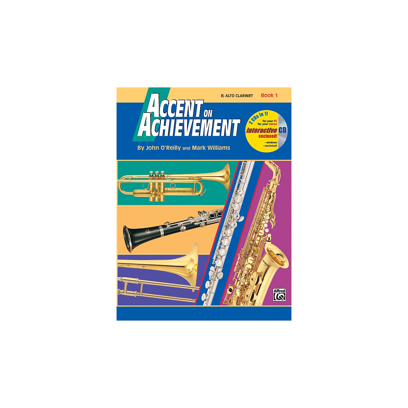 Alfred Accent on Achievement Book 1 E-Flat Alto Clarinet Book & CD thumbnail