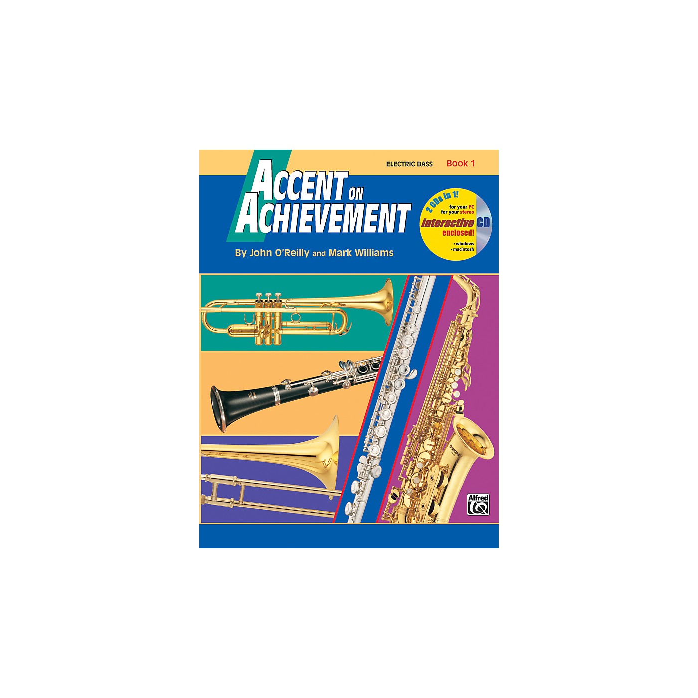 Alfred Accent on Achievement Book 1 Electric Bass Book & CD thumbnail