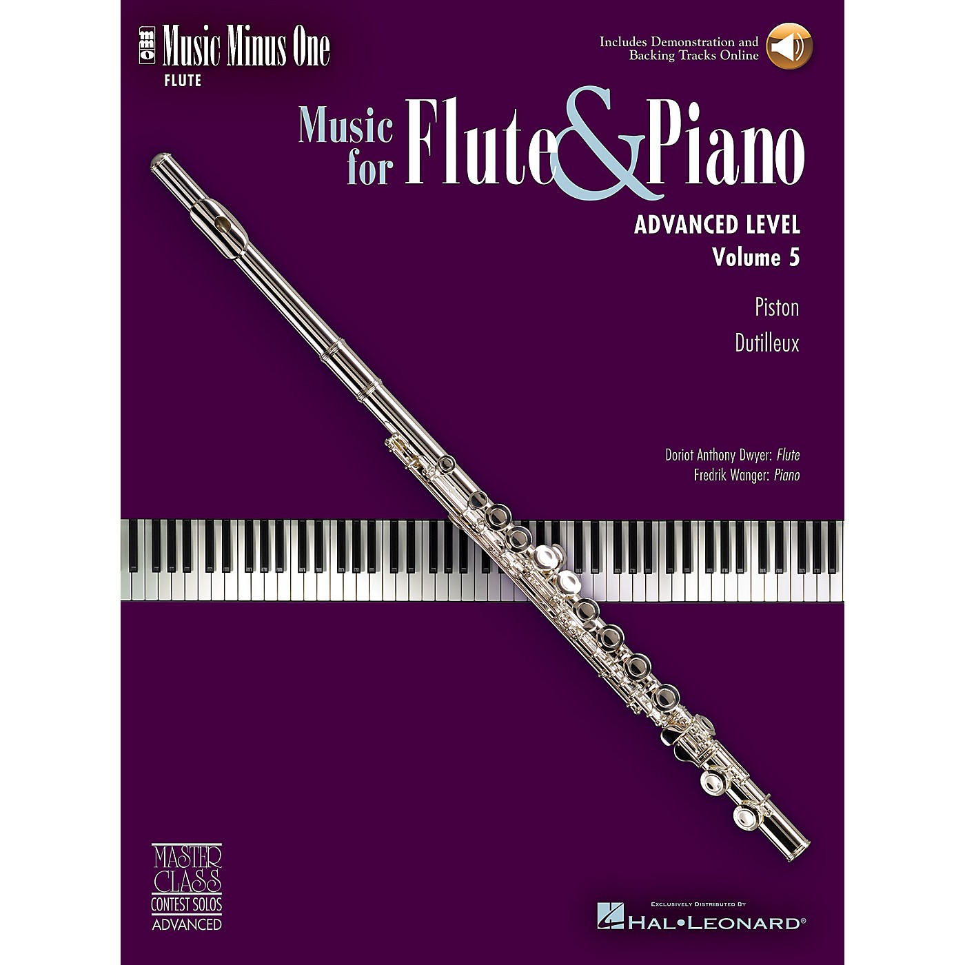 Music Minus One Advanced Flute Solos - Volume 5 Music Minus One Series Softcover with CD thumbnail