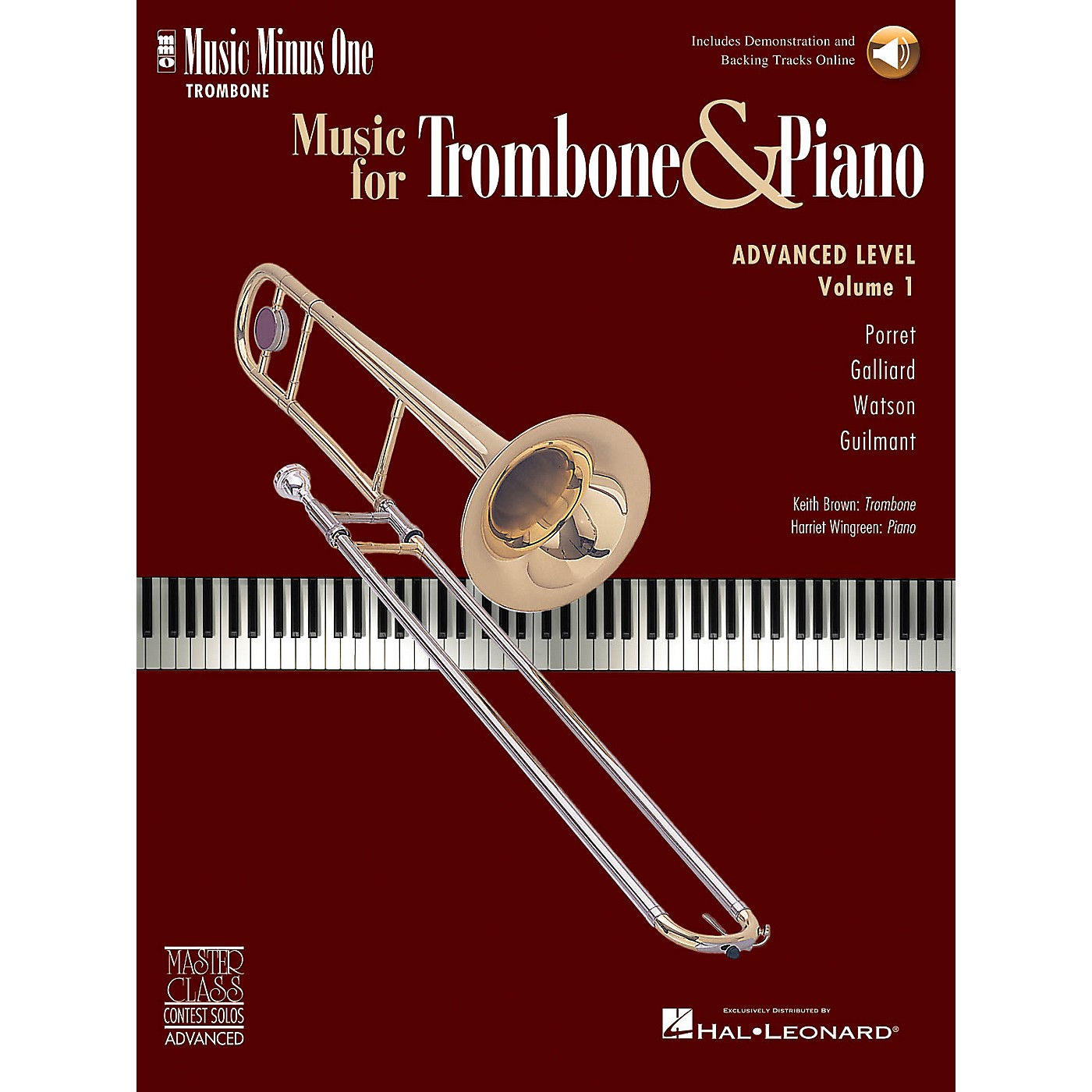 Music Minus One Advanced Trombone Solos, Volume 1 (for Trombone) Music Minus One Series Softcover with CD thumbnail