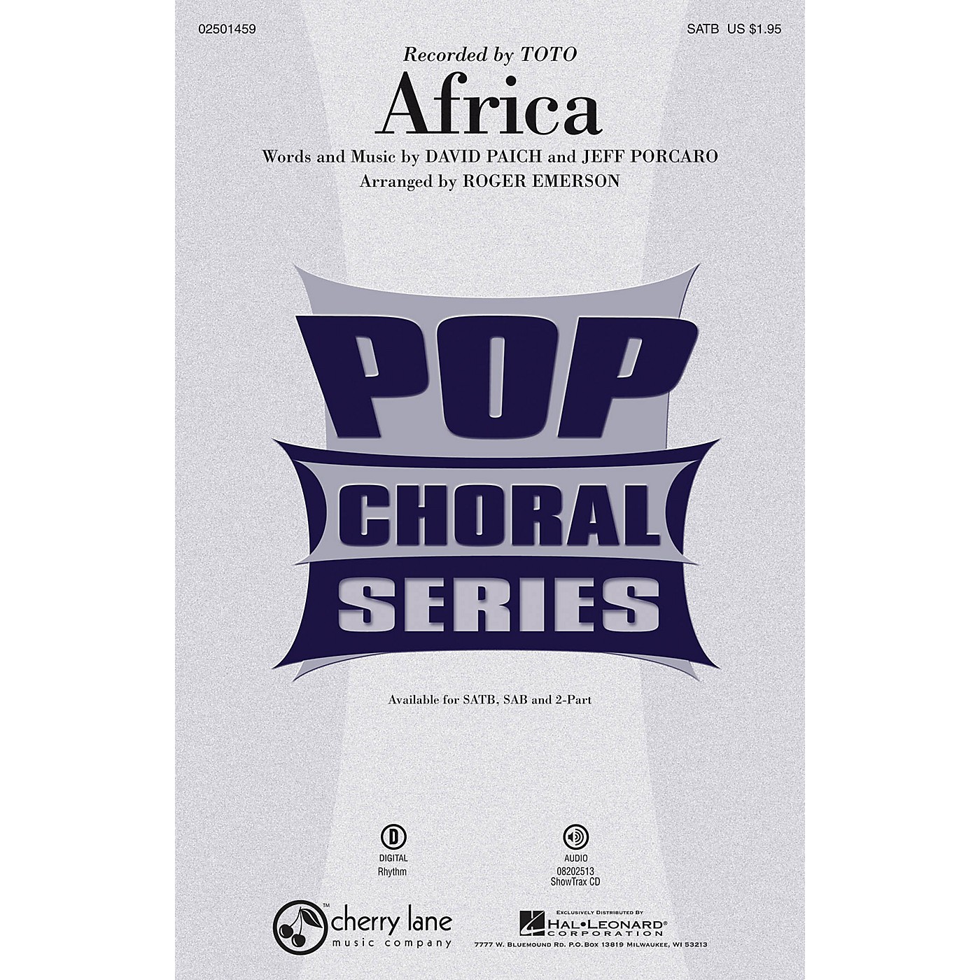 Hal Leonard Africa ShowTrax CD by Toto Arranged by Roger Emerson thumbnail