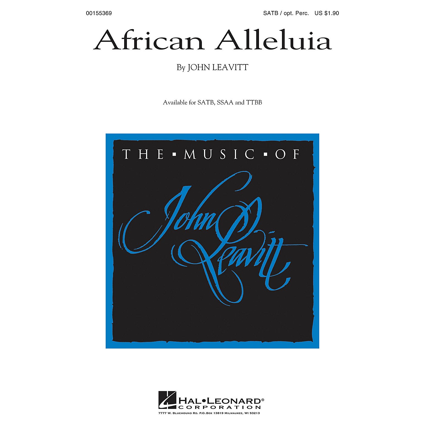 Hal Leonard African Alleluia SSAA Composed by John Leavitt thumbnail