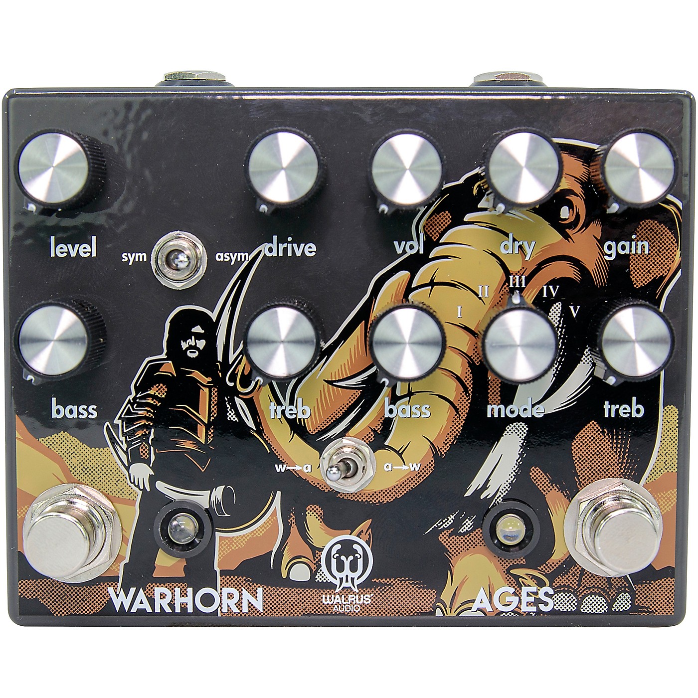 Walrus Audio Ages Five-State Overdrive and Warhorn Mid-Range Overdrive Combo thumbnail