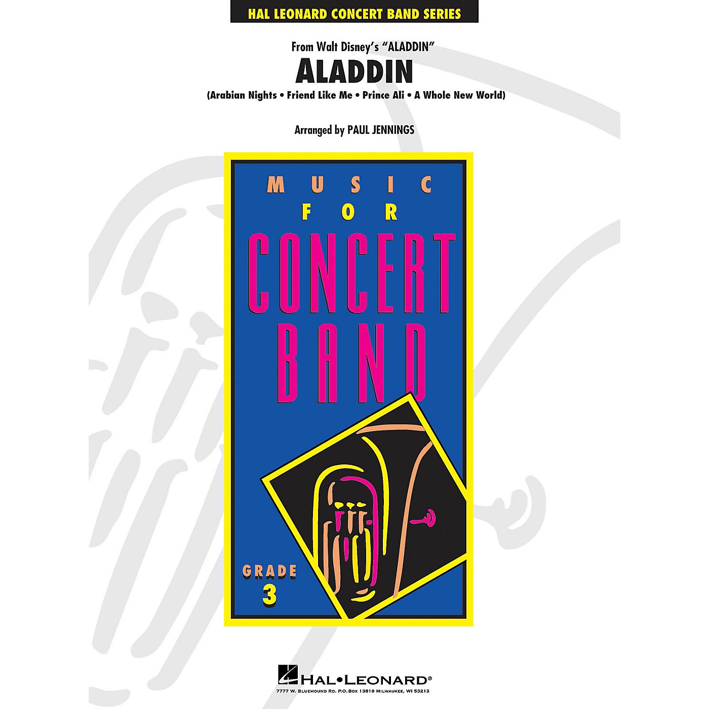 Hal Leonard Aladdin (Medley) - Young Concert Band Level 3 by Paul Jennings thumbnail