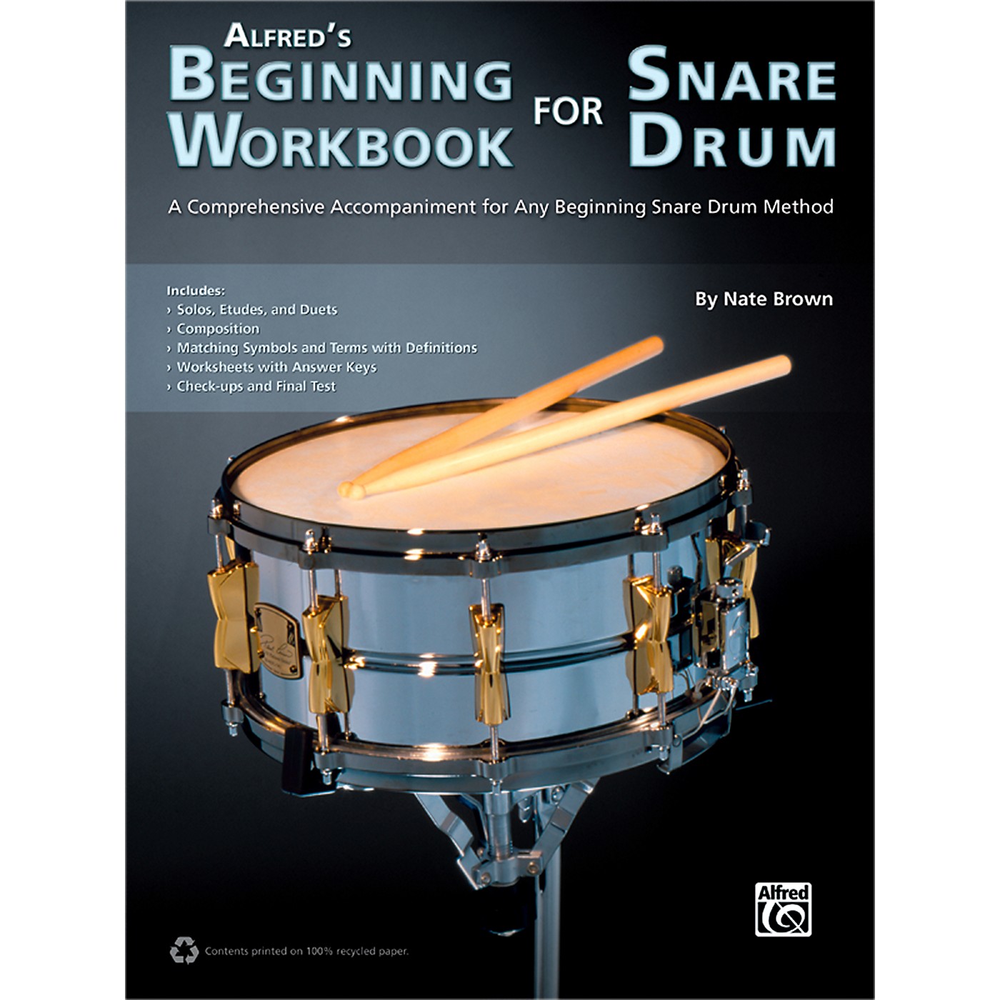 Alfred Alfred's Beginning Workbook for Snare Drum Book thumbnail