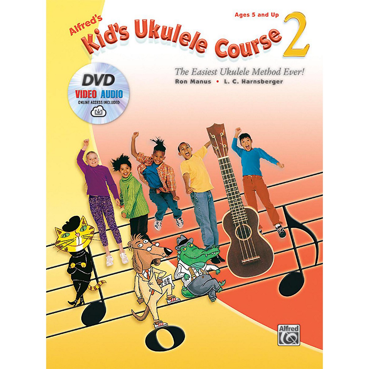 Alfred Alfred's Kid's Ukulele Course 2 Book DVD & Online Audio & Video thumbnail