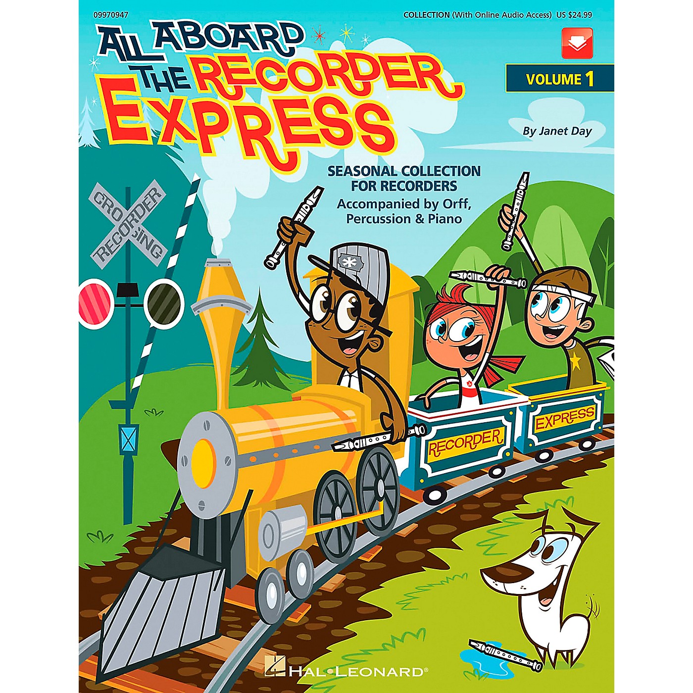 Hal Leonard All Aboard The Recorder Express - Seasonal Collection for Recorders, Volume 1 (Book/CD) thumbnail