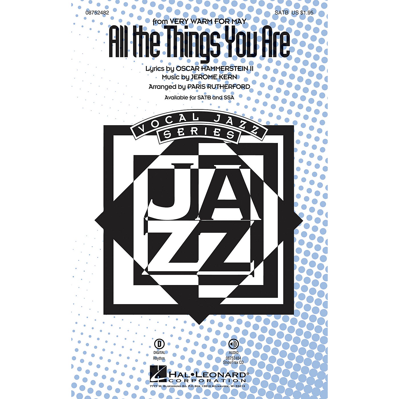 Hal Leonard All the Things You Are SATB arranged by Paris Rutherford thumbnail