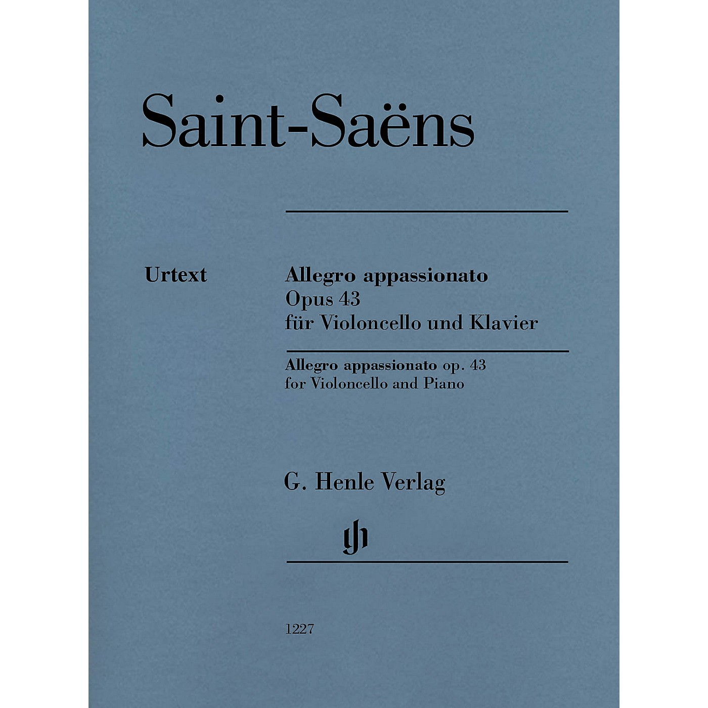G. Henle Verlag Allegro Appassionato Op. 43 (for Cello and Piano) Henle Music Folios Series thumbnail