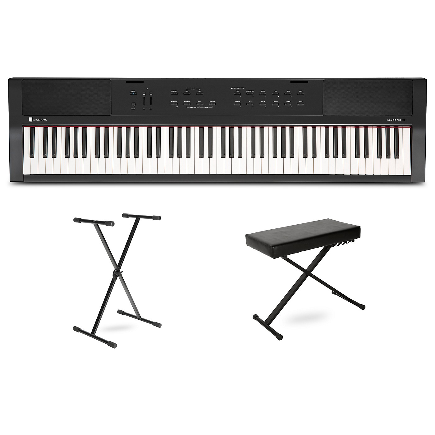 Williams Allegro III Keyboard With Stand and Bench thumbnail