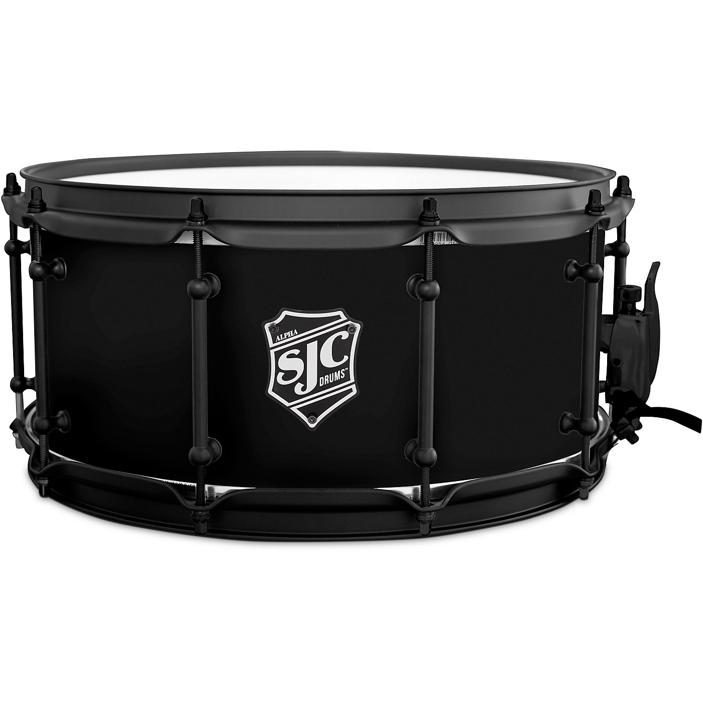 SJC Drums Alpha Steel Black Snare thumbnail