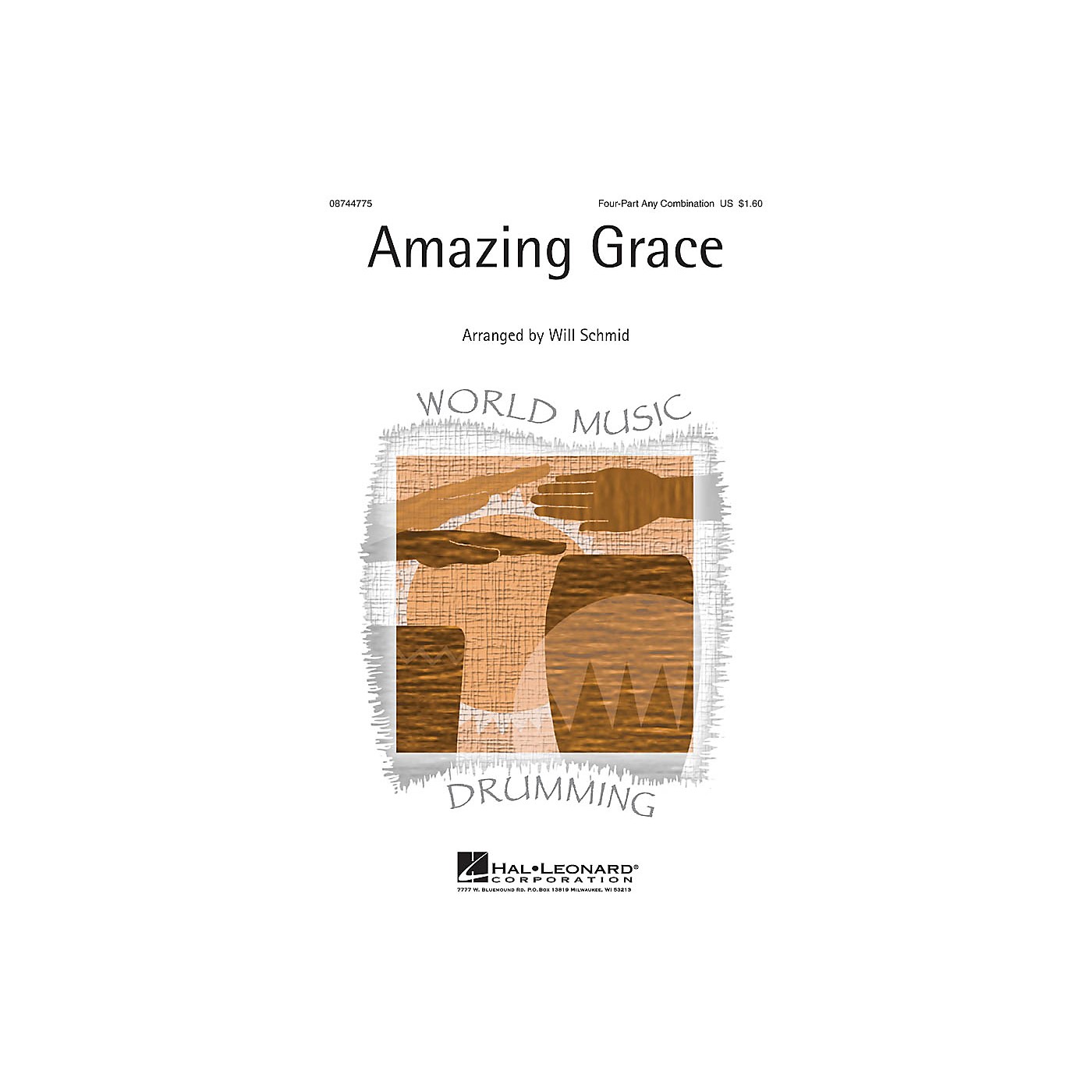 Hal Leonard Amazing Grace 4 Part arranged by Will Schmid thumbnail