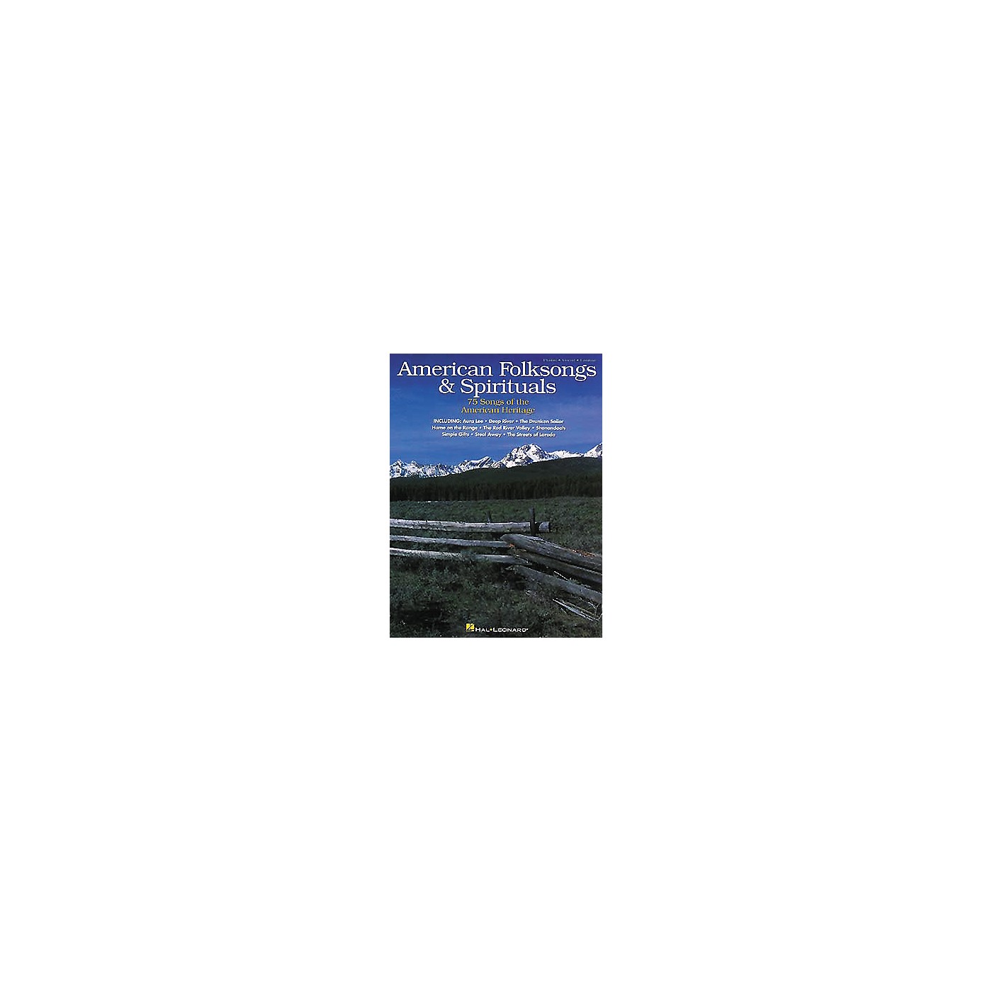 Hal Leonard American Folksongs and Spirituals Piano/Vocal/Guitar Songbook thumbnail