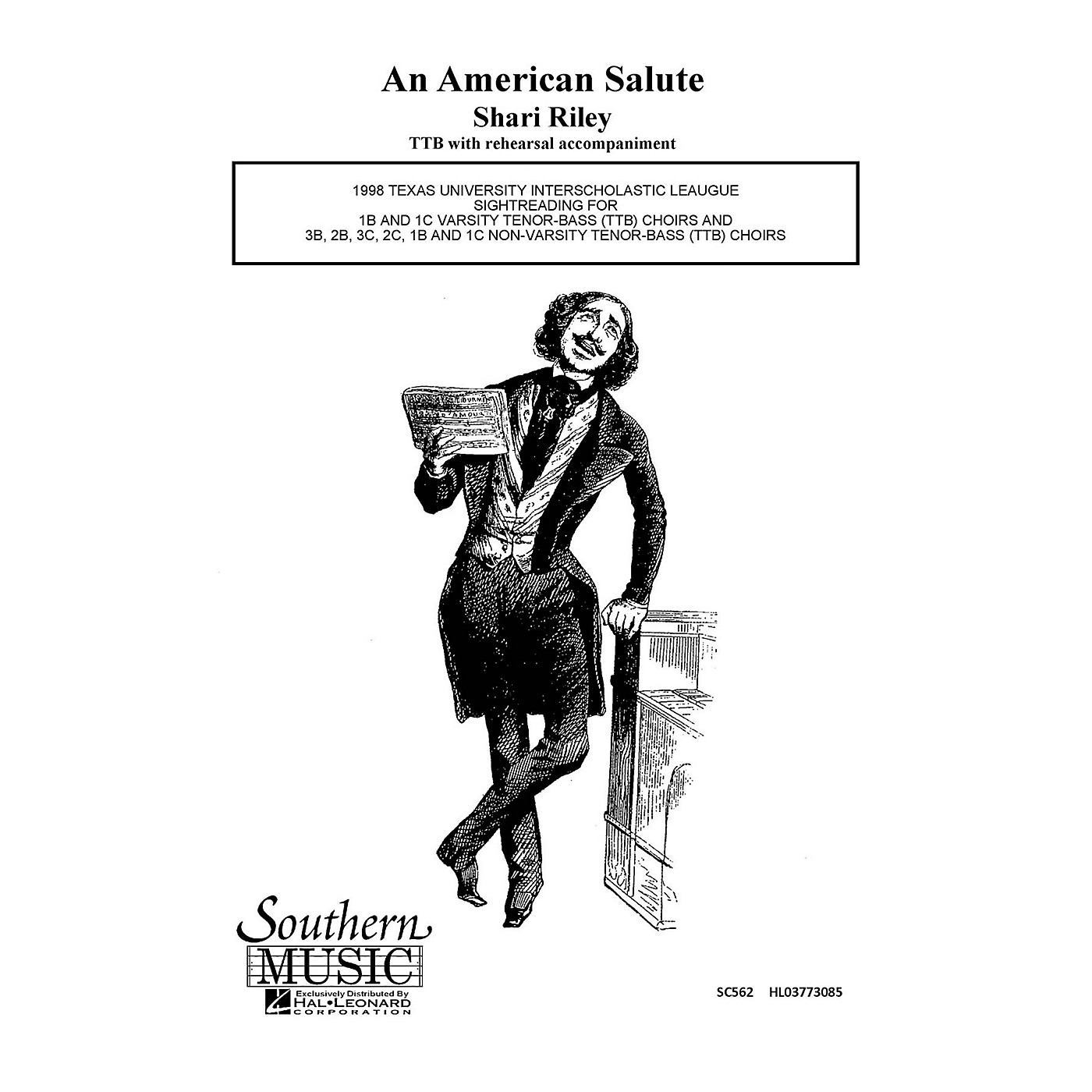 Hal Leonard American Salute (Choral Music/Octavo Secular Ttb) TTB Composed by Riley, Shari thumbnail