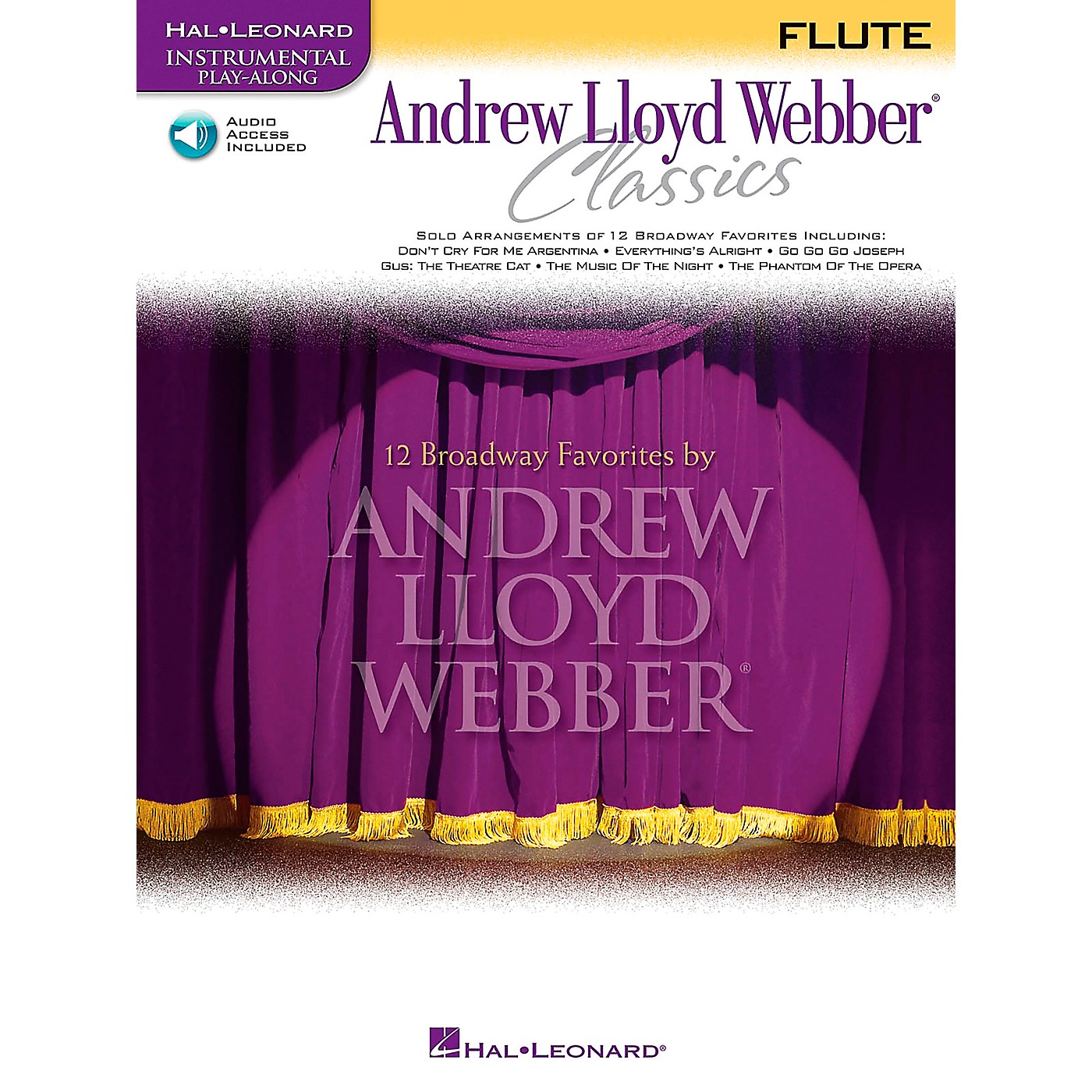 Hal Leonard Andrew Lloyd Webber Classics for Flute Book/CD thumbnail