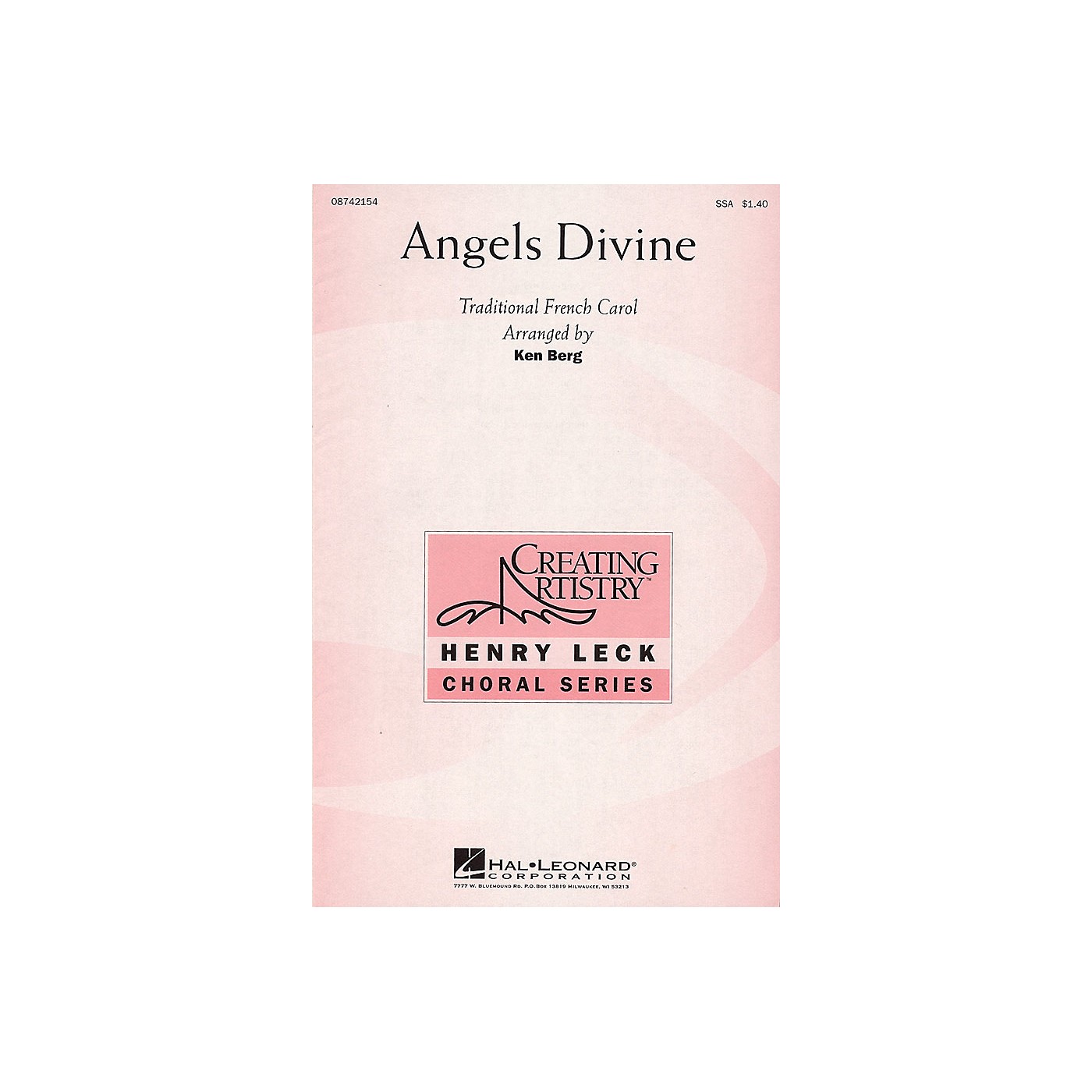 Hal Leonard Angels Divine SSA arranged by Ken Berg thumbnail