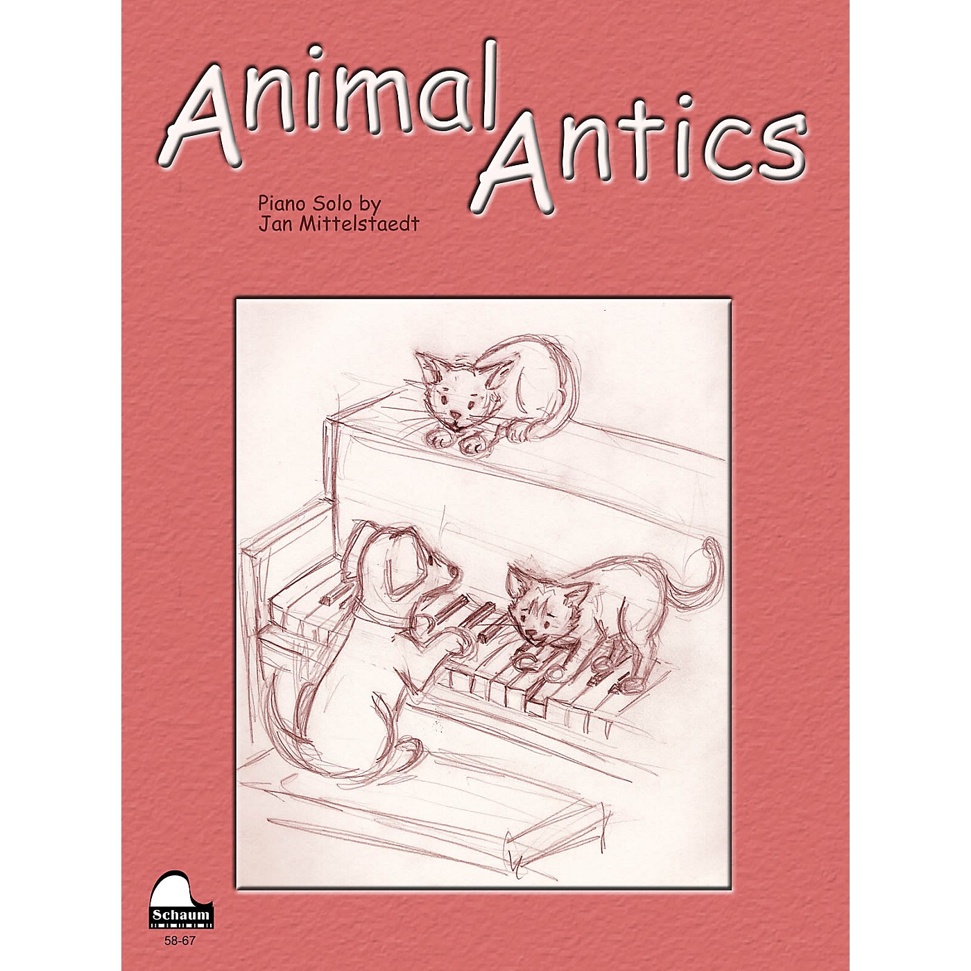 SCHAUM Animal Antics Educational Piano Series Softcover thumbnail