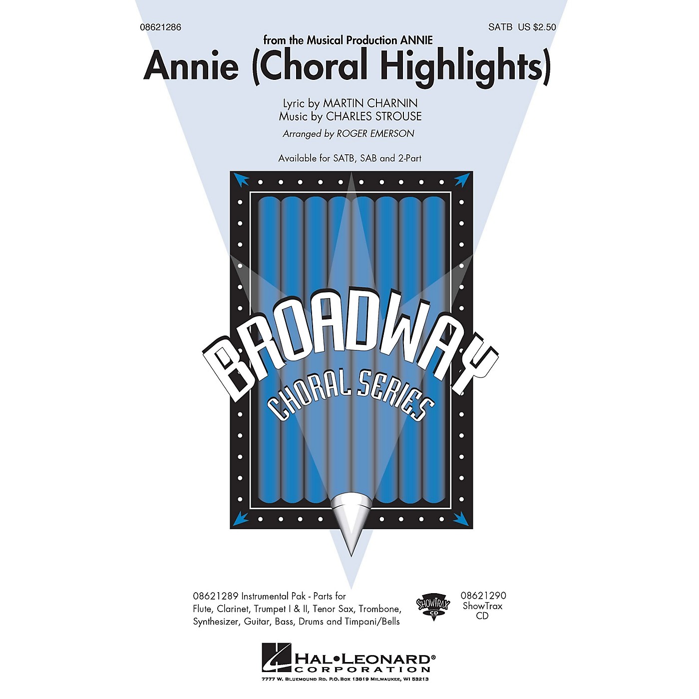 Hal Leonard Annie (Choral Highlights) Combo Parts Arranged by Roger Emerson thumbnail