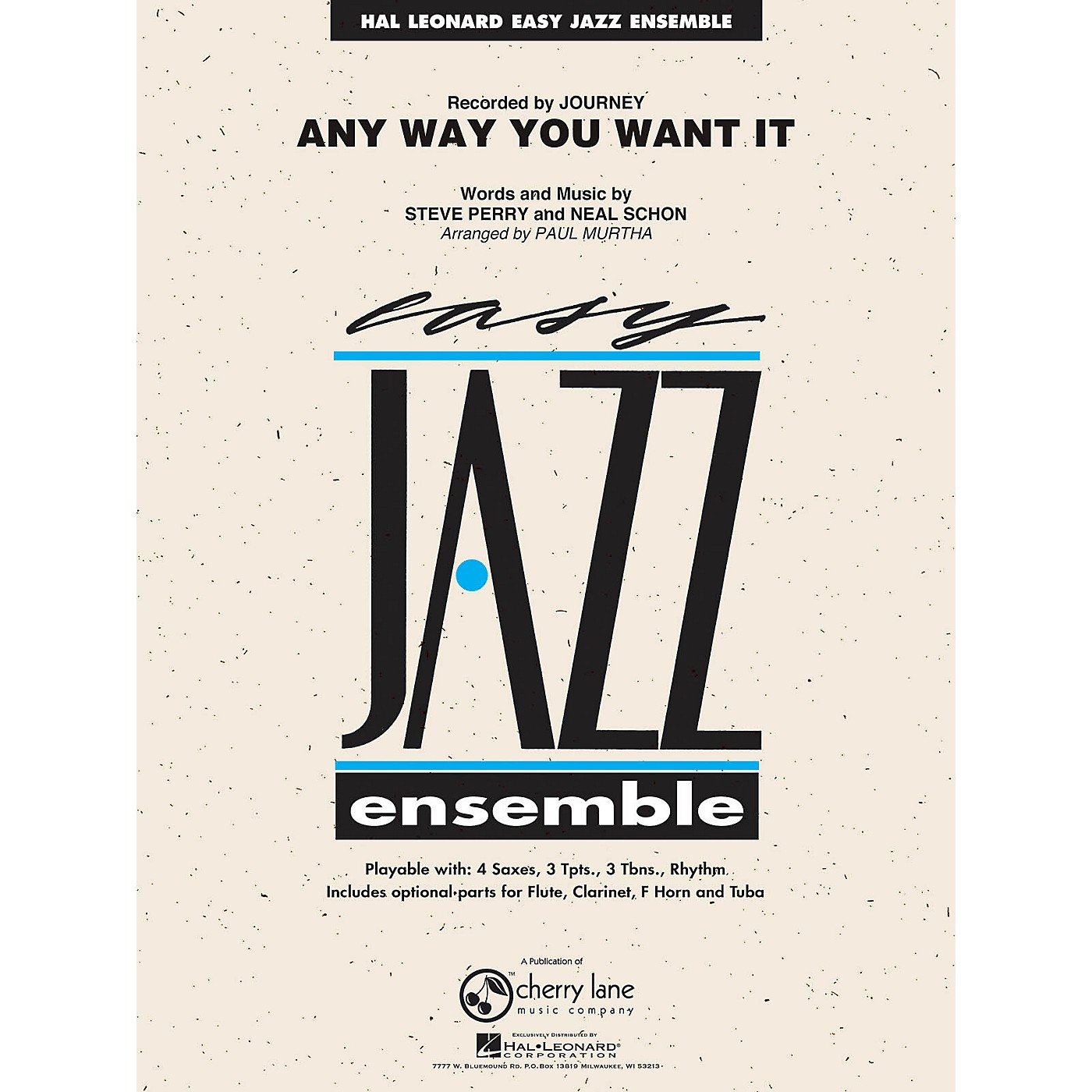 Hal Leonard Any Way You Want It - Easy Jazz Ensemble Series Level 2 thumbnail