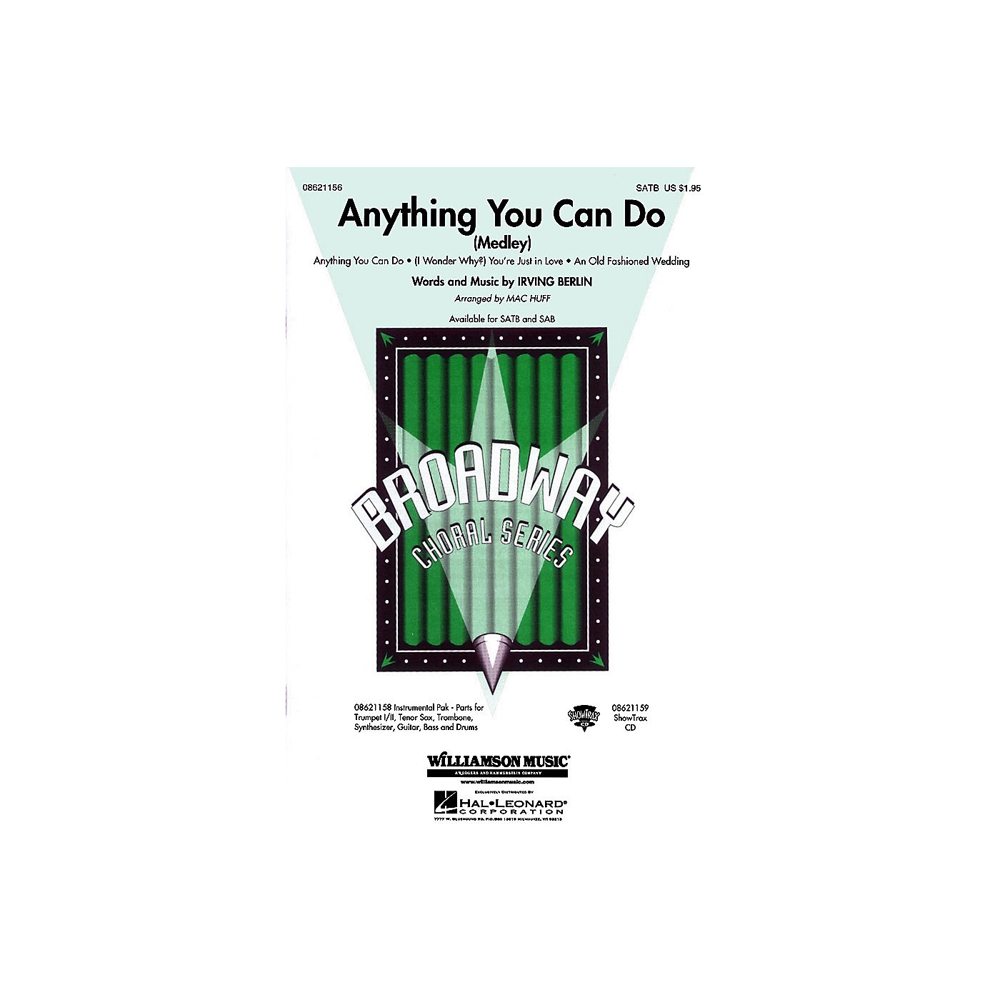 Hal Leonard Anything You Can Do (Medley) SAB arranged by Mac Huff thumbnail
