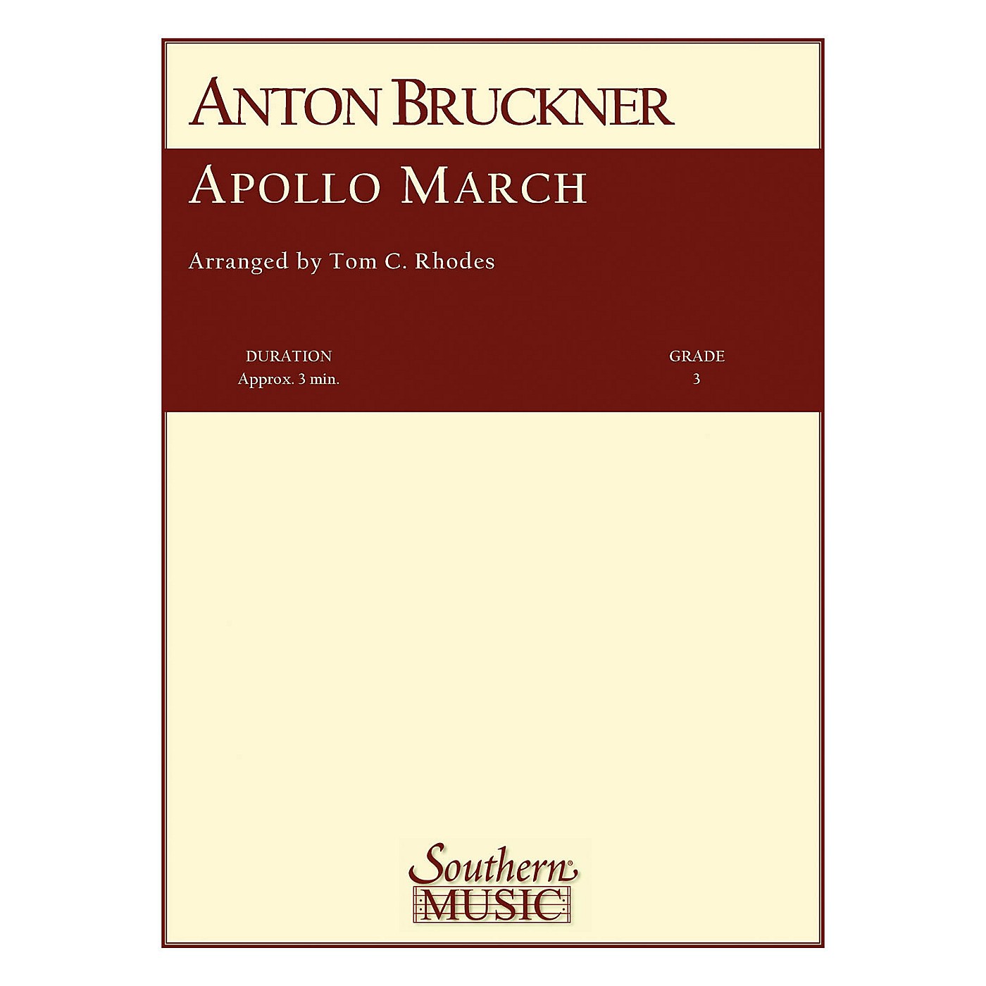 Southern Apollo March Concert Band Level 3 Arranged by Tom Rhodes thumbnail