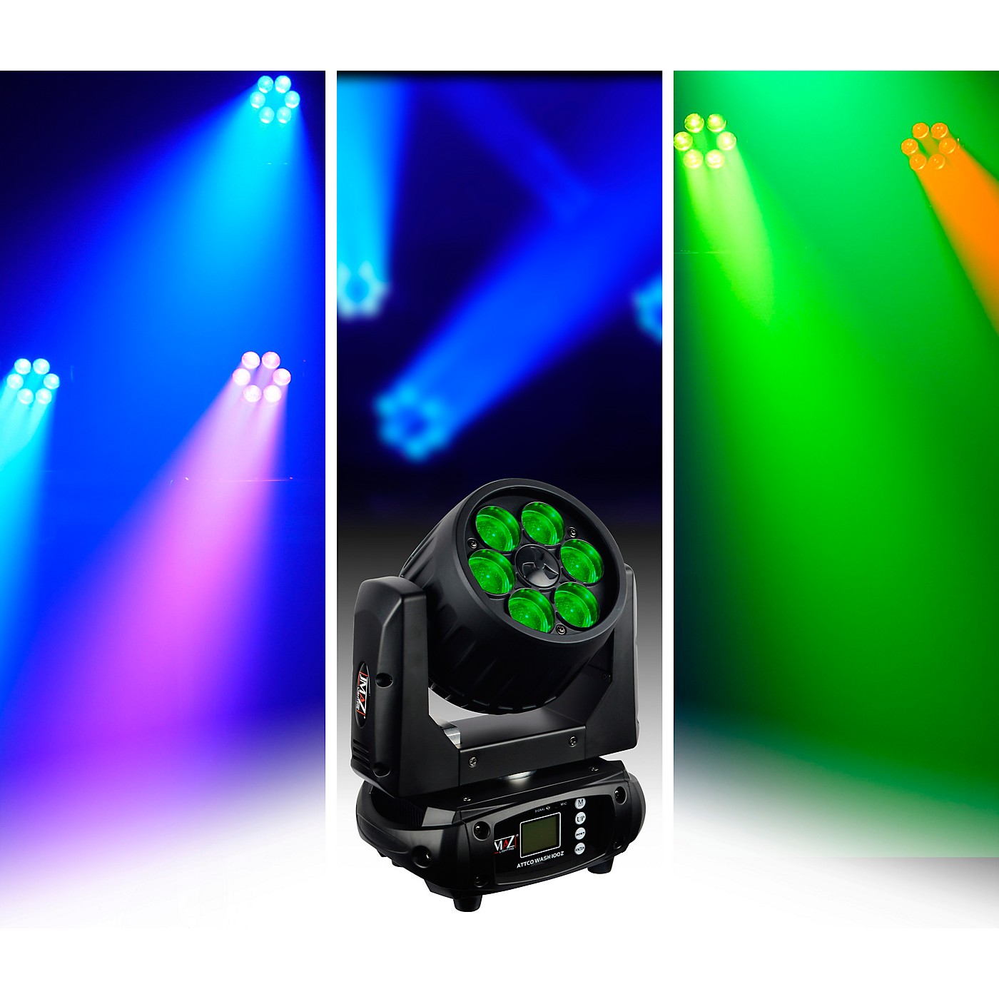 JMAZ LIGHTING Attco Wash 100Z 90W RGBW LED Moving Head thumbnail