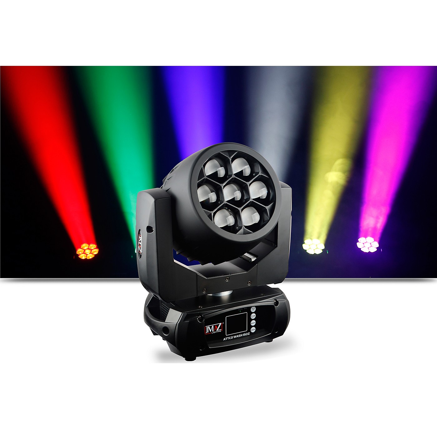 JMAZ LIGHTING Attco Wash 150Z 210w RGBW LED Moving Head thumbnail
