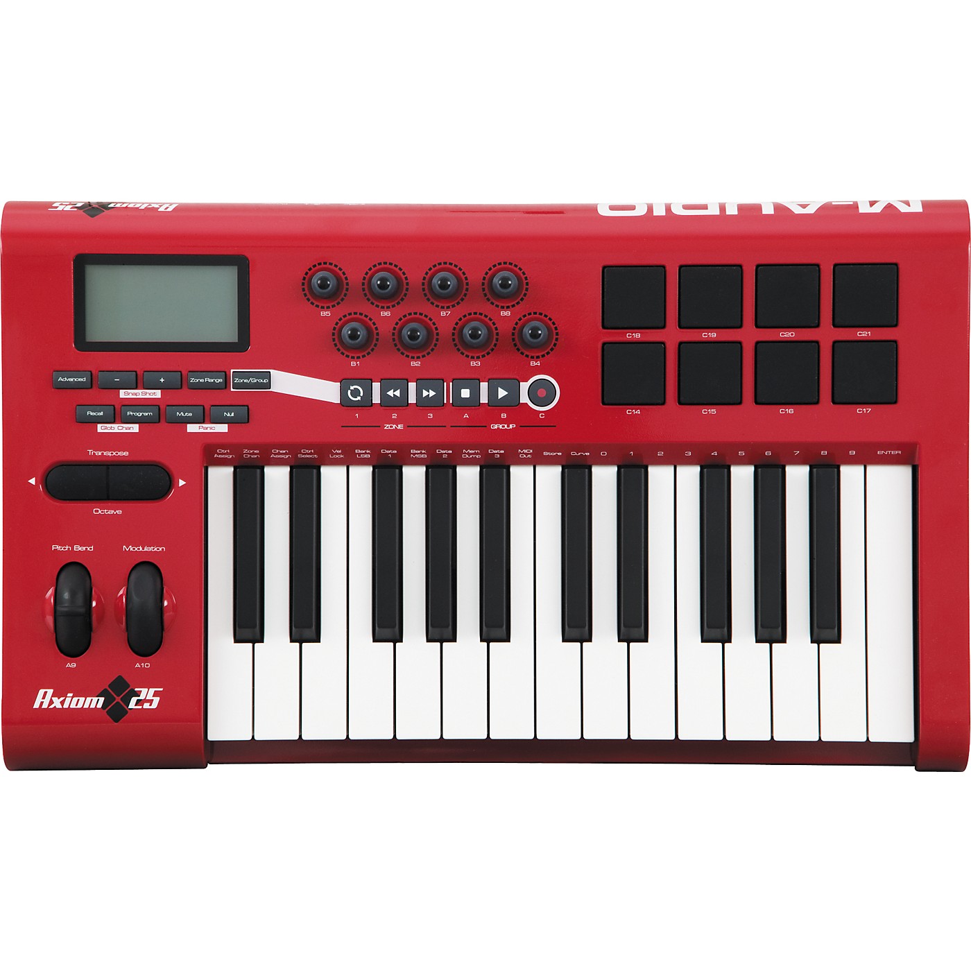 MAudio Axiom 25 Red Special Edition MIDI Controller Woodwind & Brasswind