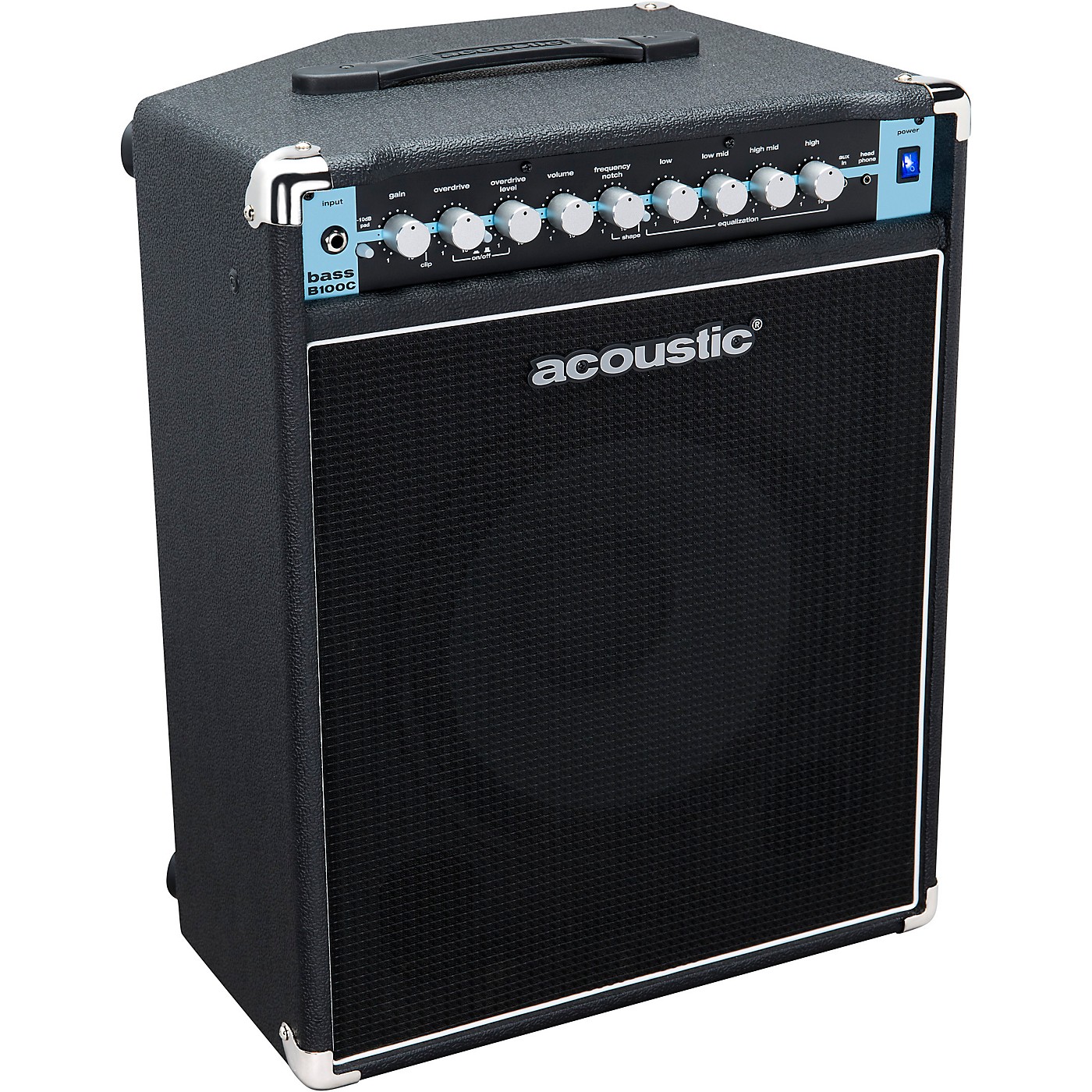 Acoustic B100C 1X12 100W Bass Combo With Tilt-Back Cab thumbnail