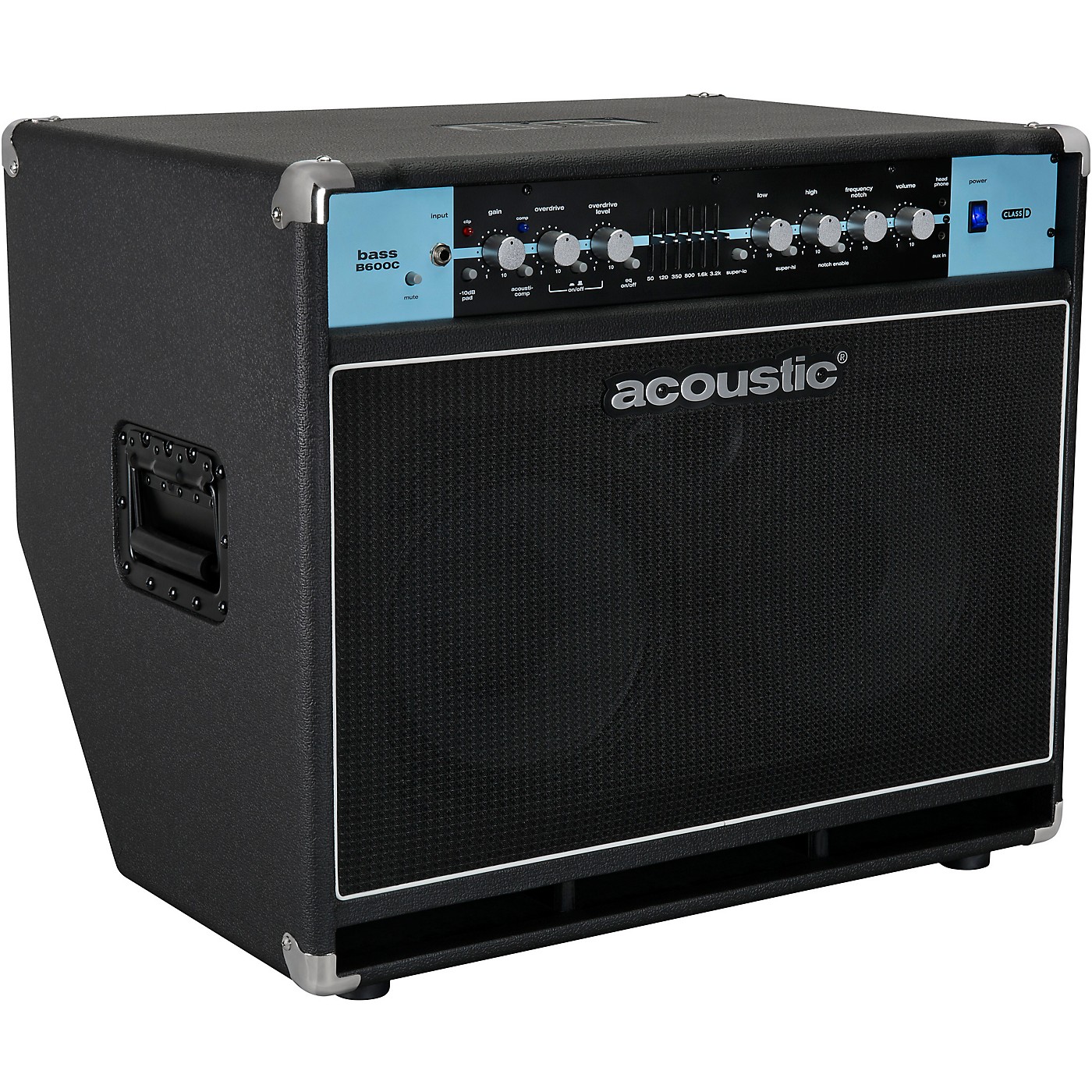 Acoustic B600C 2x10 600W Bass Combo With Tilt-Back Cabinet thumbnail
