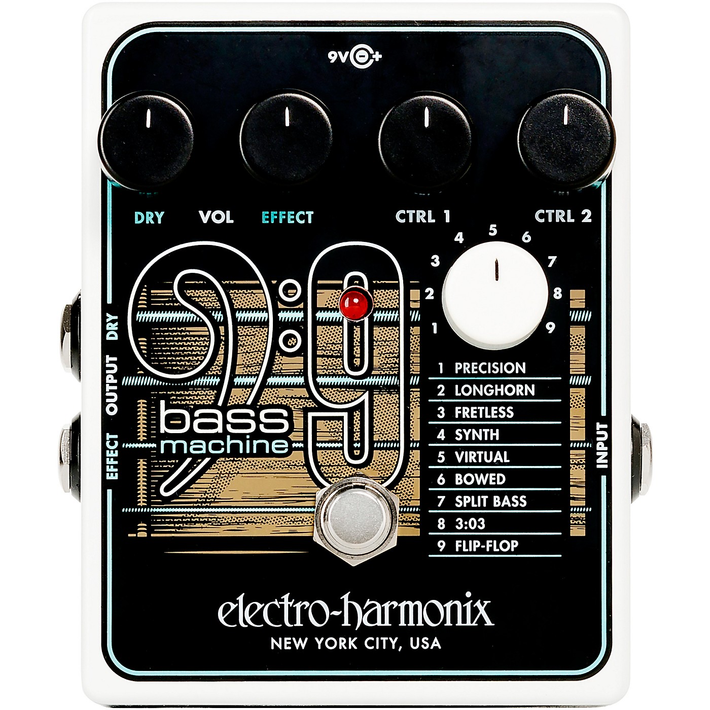 Electro-Harmonix BASS9 Bass Machine Effects Pedal thumbnail