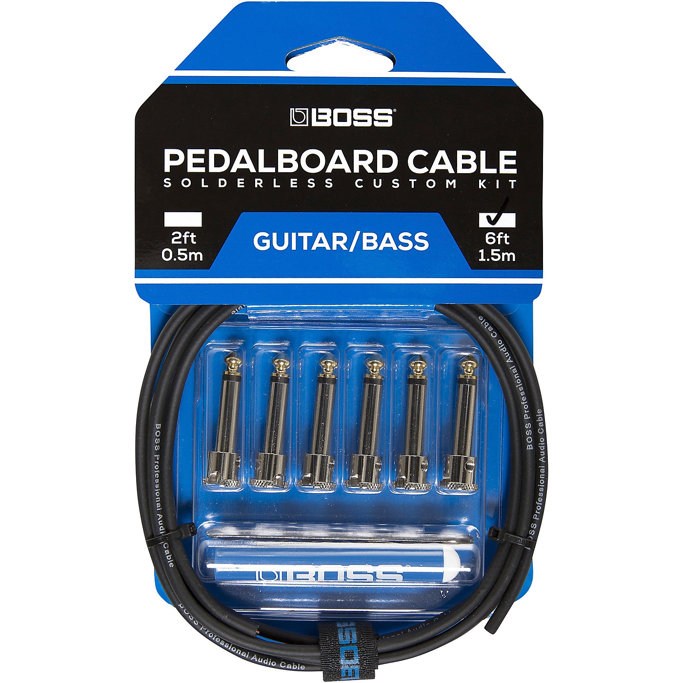 BOSS BCK-6 Pedalboard Cable Kit, 6 Connectors thumbnail
